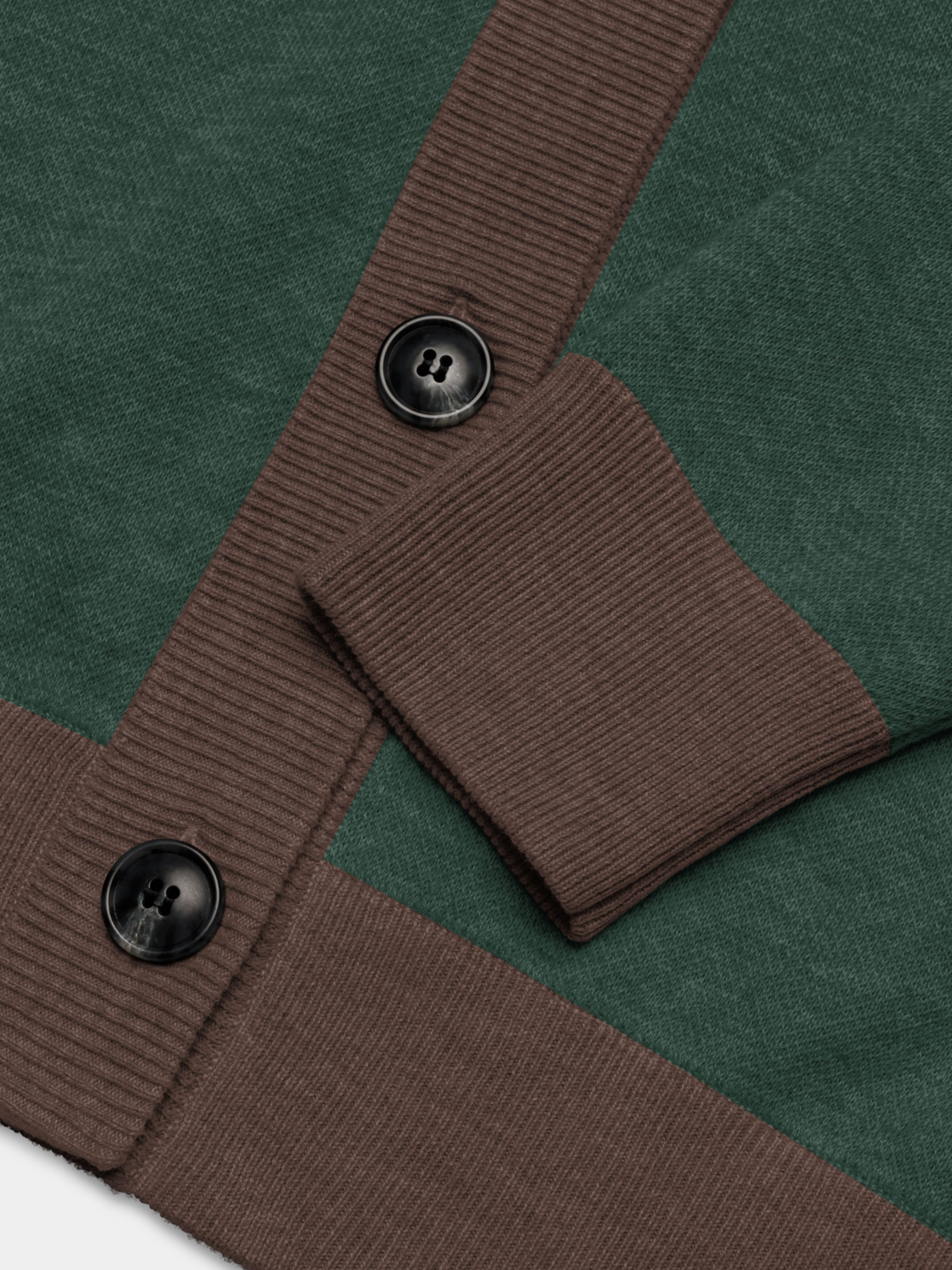 Cardigan col V coupe unisexe