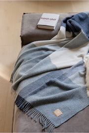 Recycled Alpaca Wool Throw - Classic Check