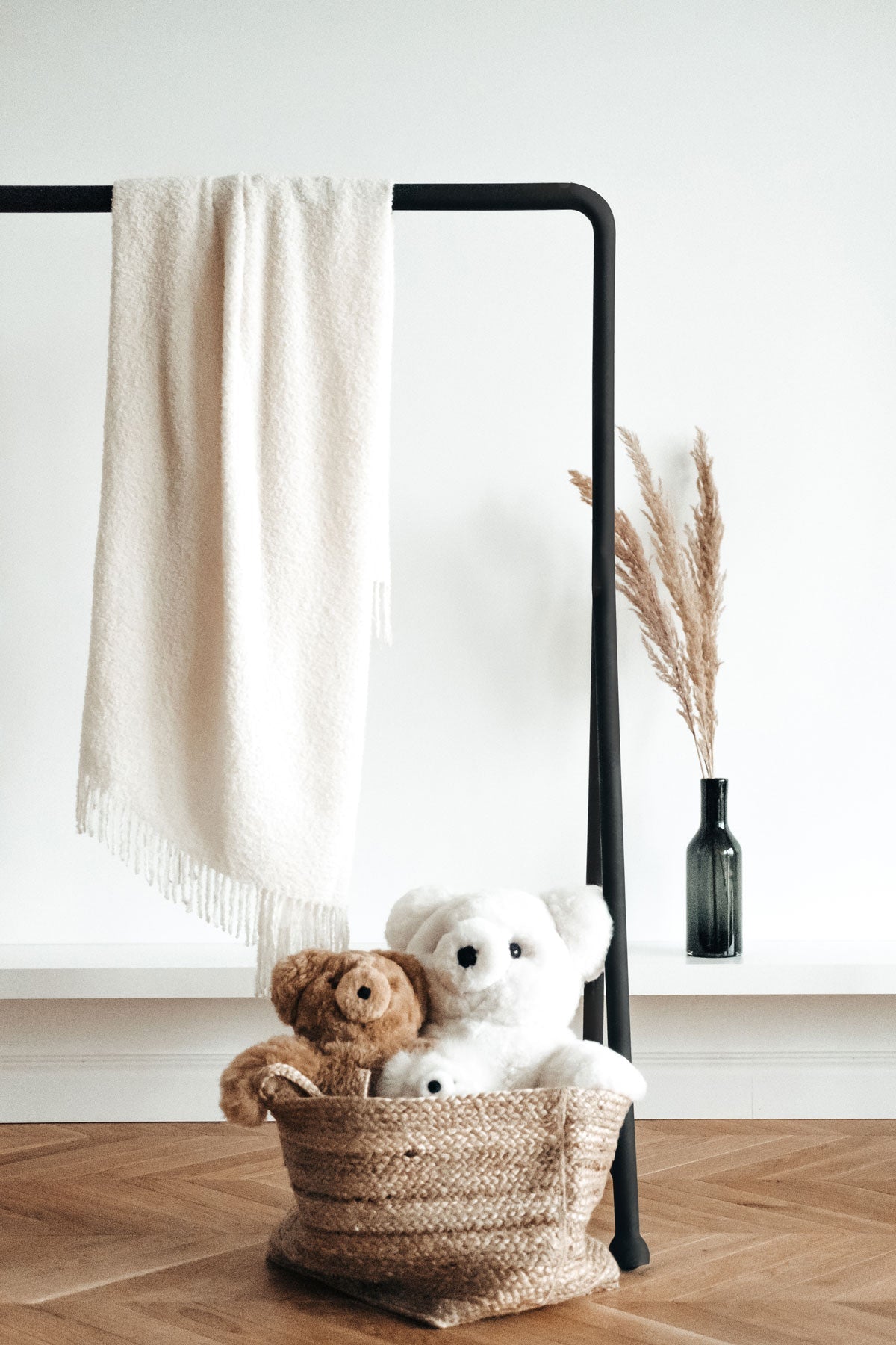 Plaid blanc en alpaga Alpaka