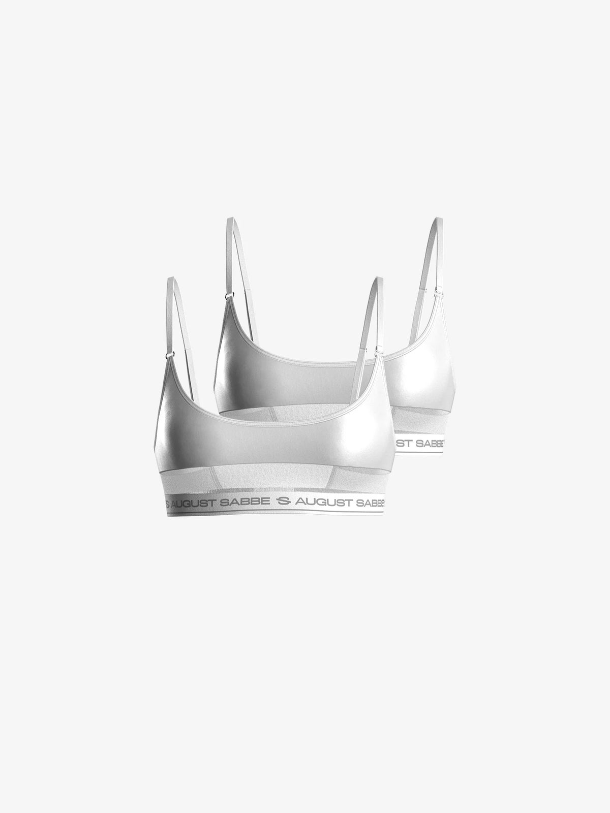 Bralette sans armatures - Signature - Lot de 2 - Blanc