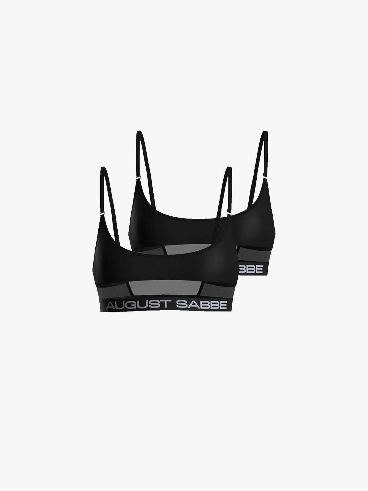 Bralette sans armatures - Classic - Lot de 2 - Noir