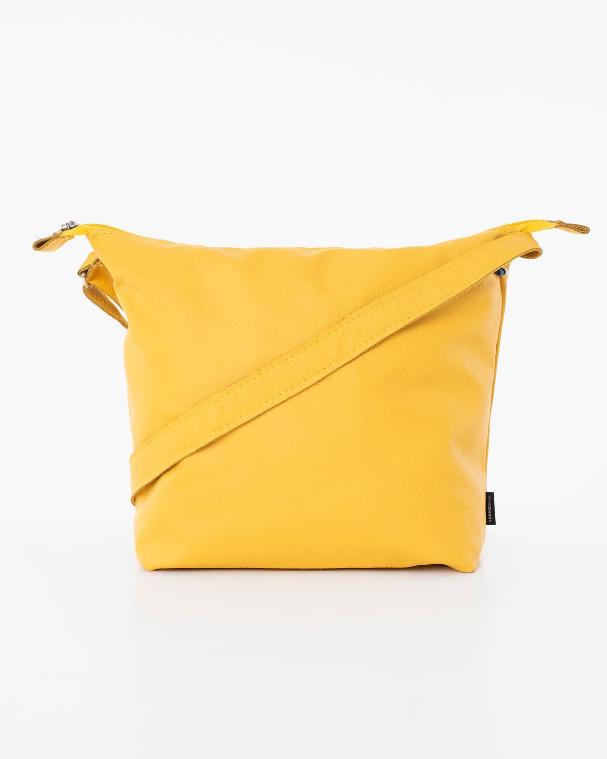 Sac à bandoulière en cuir Suvi XS jaune - Trendbag