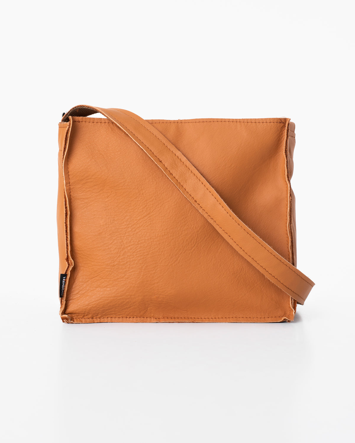 Sac à bandoulière en cuir Folk 1 Calvados - Trendbag