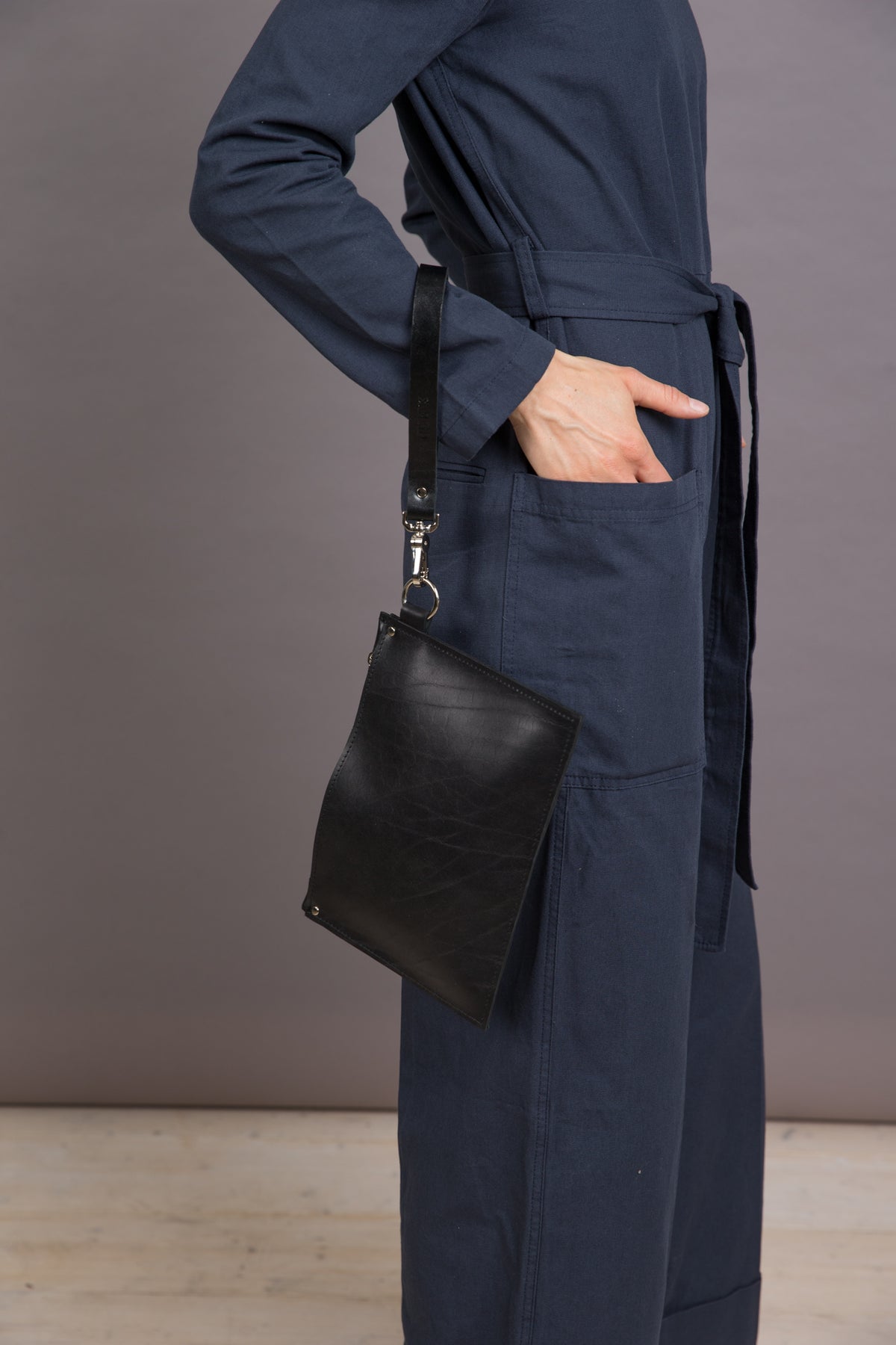 Clutch Nina With a Wrist Strap