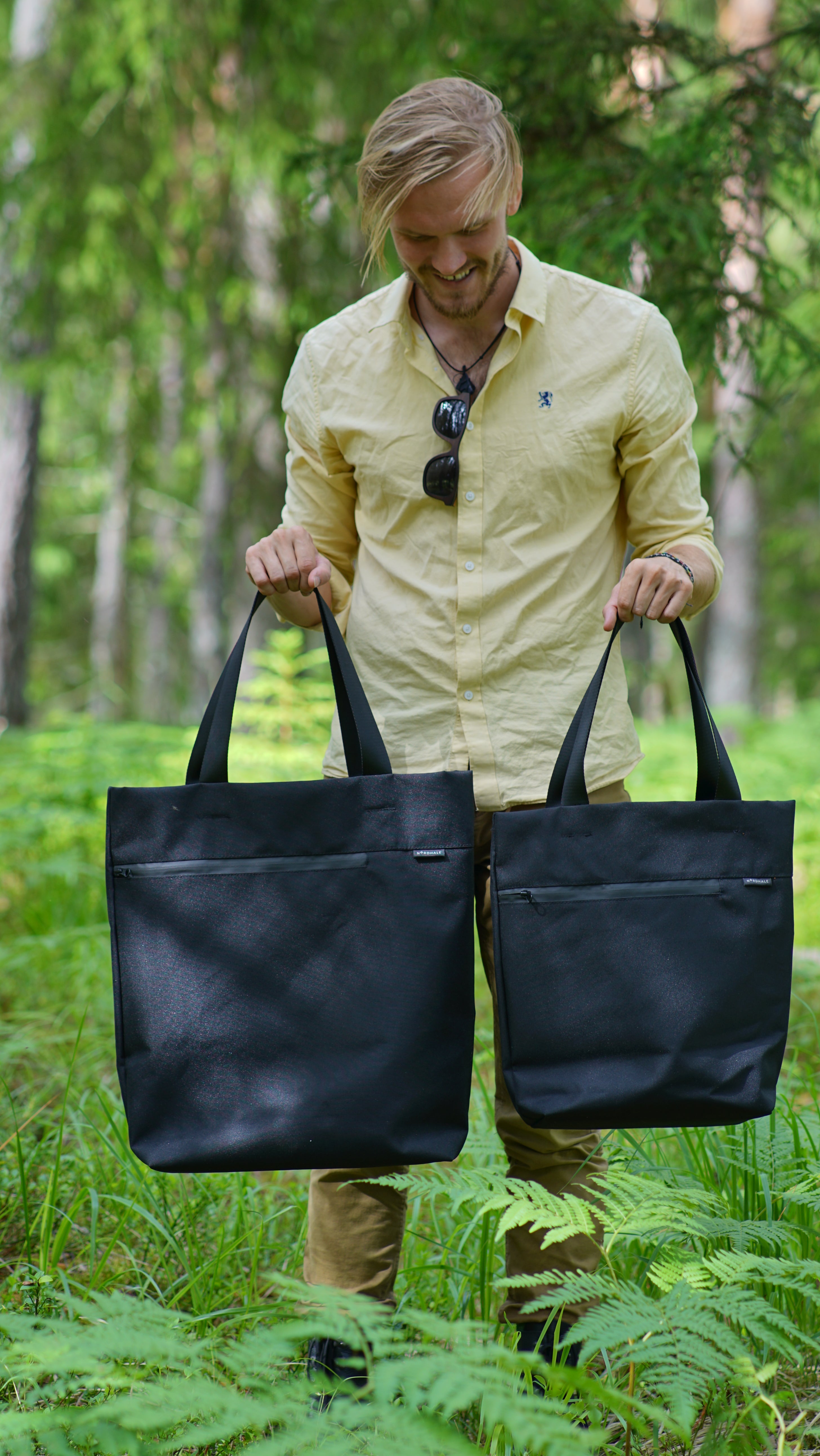 VIK - Petit sac cabas déperlant - noir