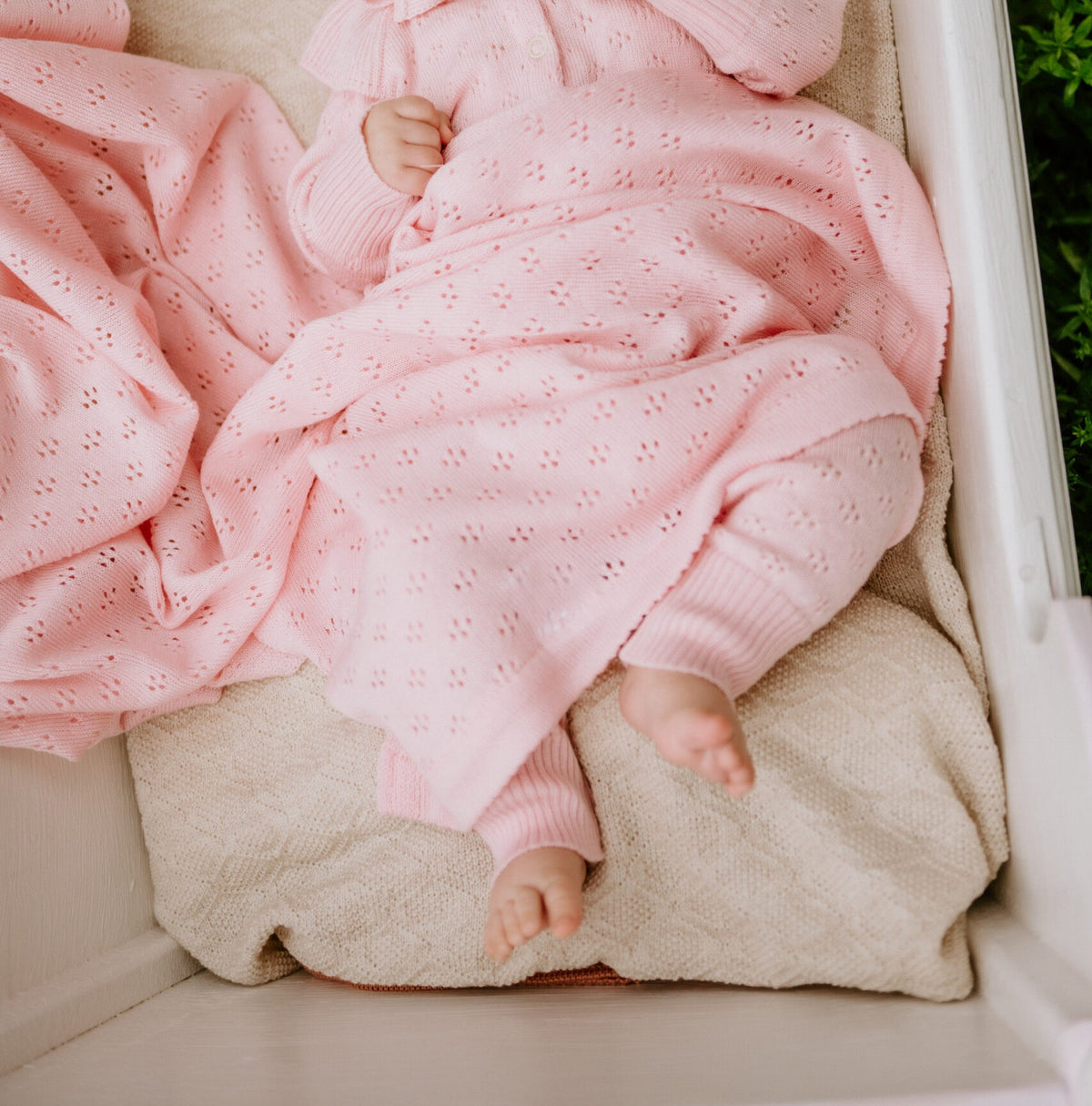 Coffret naissance LOVE, couverture, combinaison et bonnet, Wool In Love
