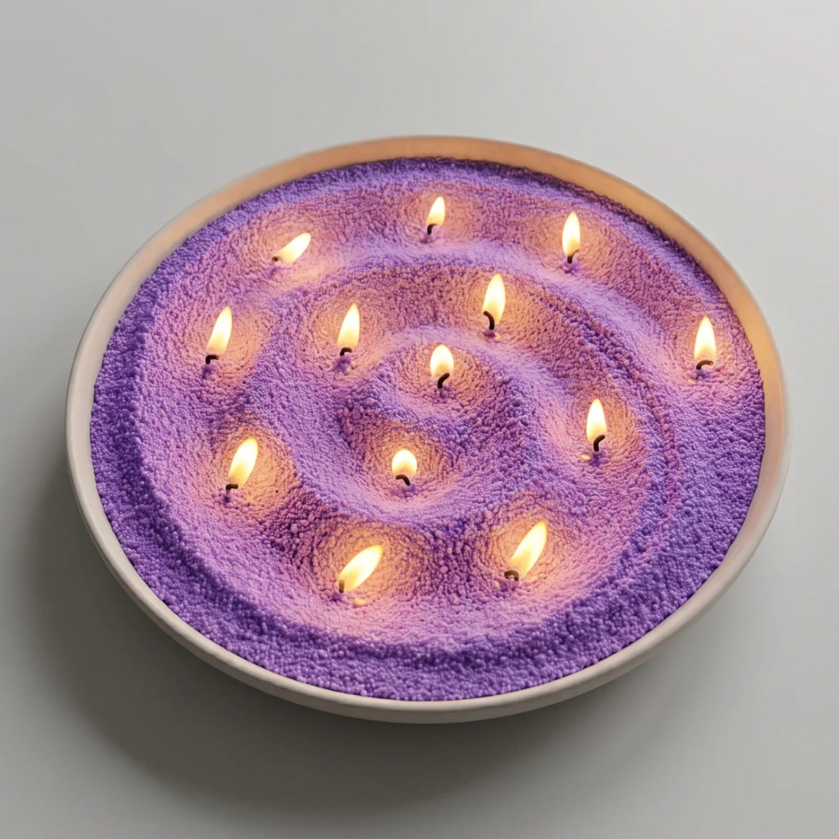 Amethyst Unscented Candle Sand Refill, 1kg