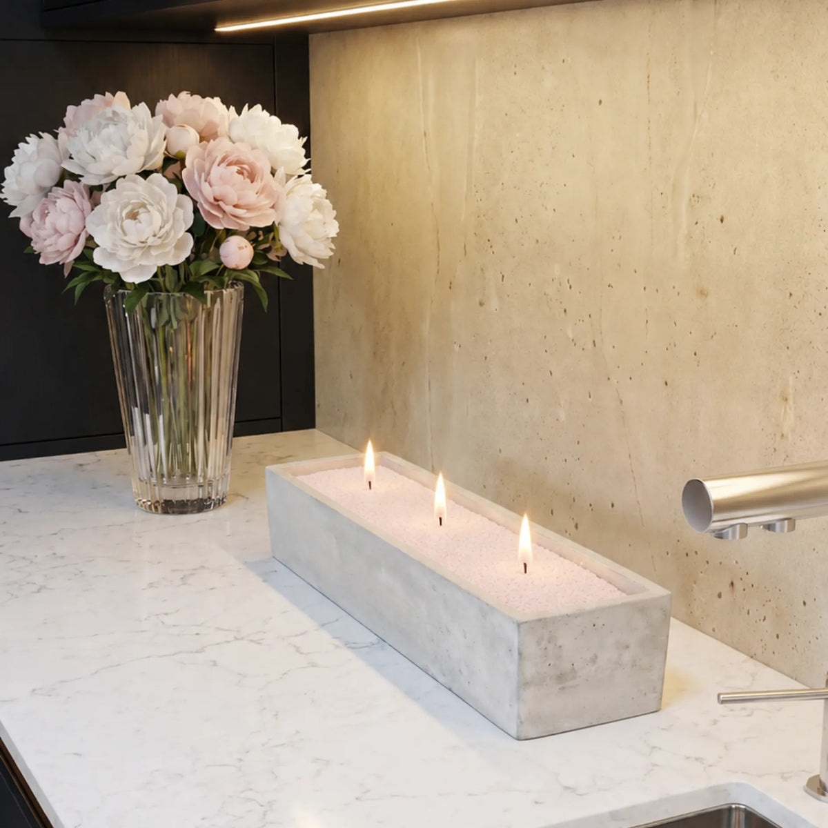 Baby Pink Unscented Candle Sand Refill, 1kg