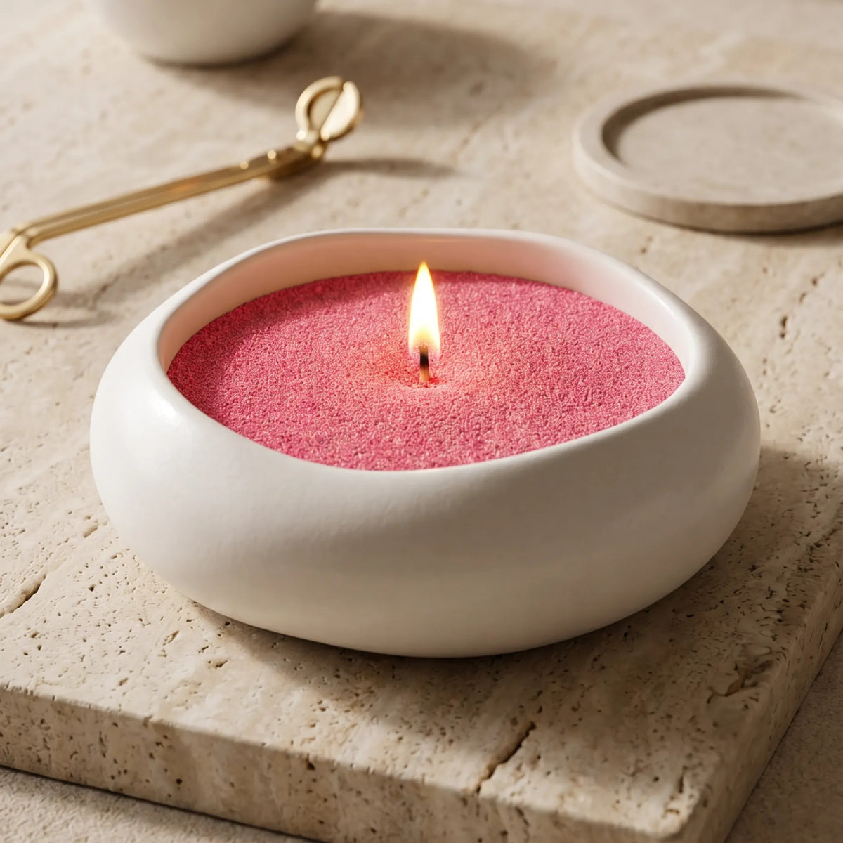 Blush Vintage Unscented Candle Sand Refill, 1kg