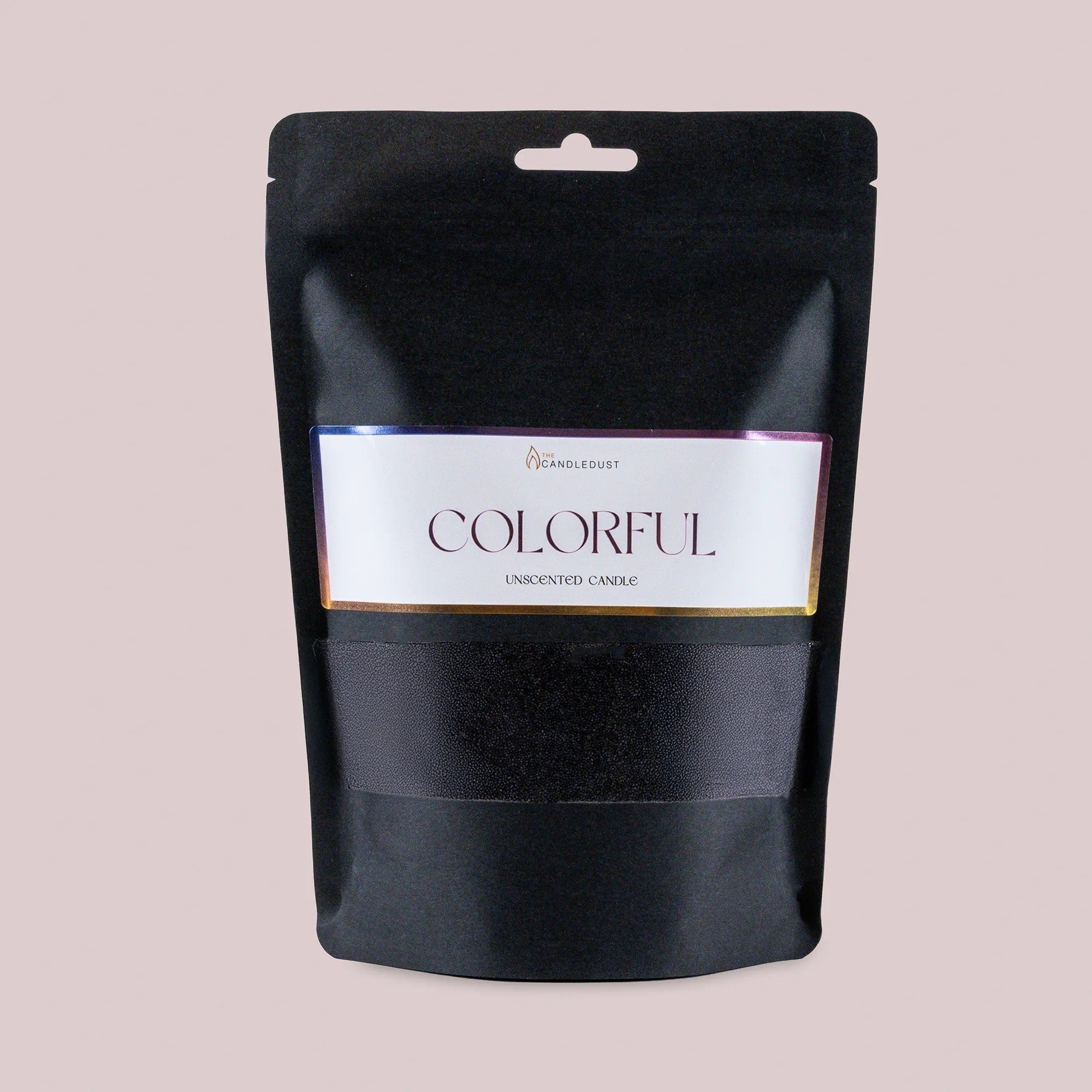 Recharge bougie en poudre Candledust sans parfum noir 330 grammes, vue finale