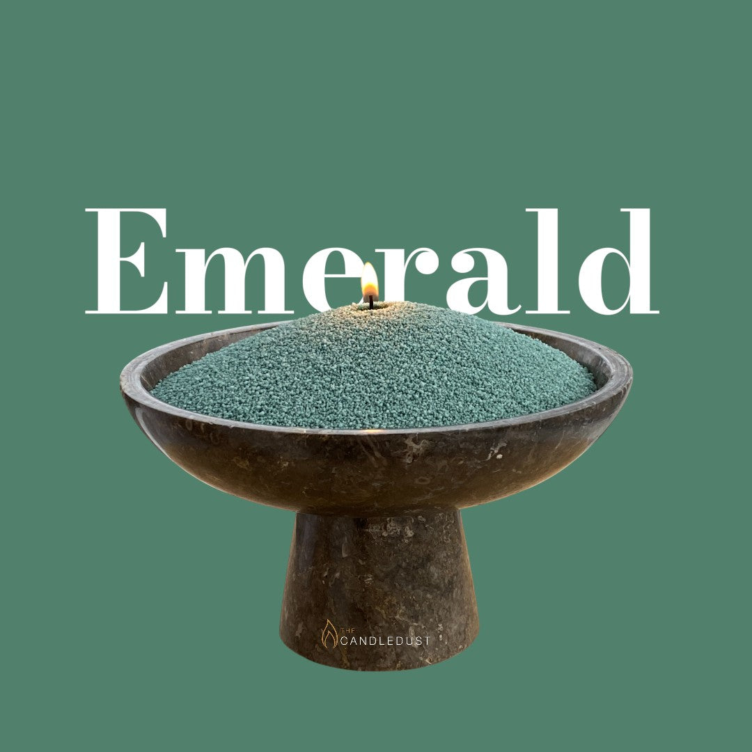 Recharge bougie en poudre Candledust sans parfum émeraude 330 grammes, vue produit