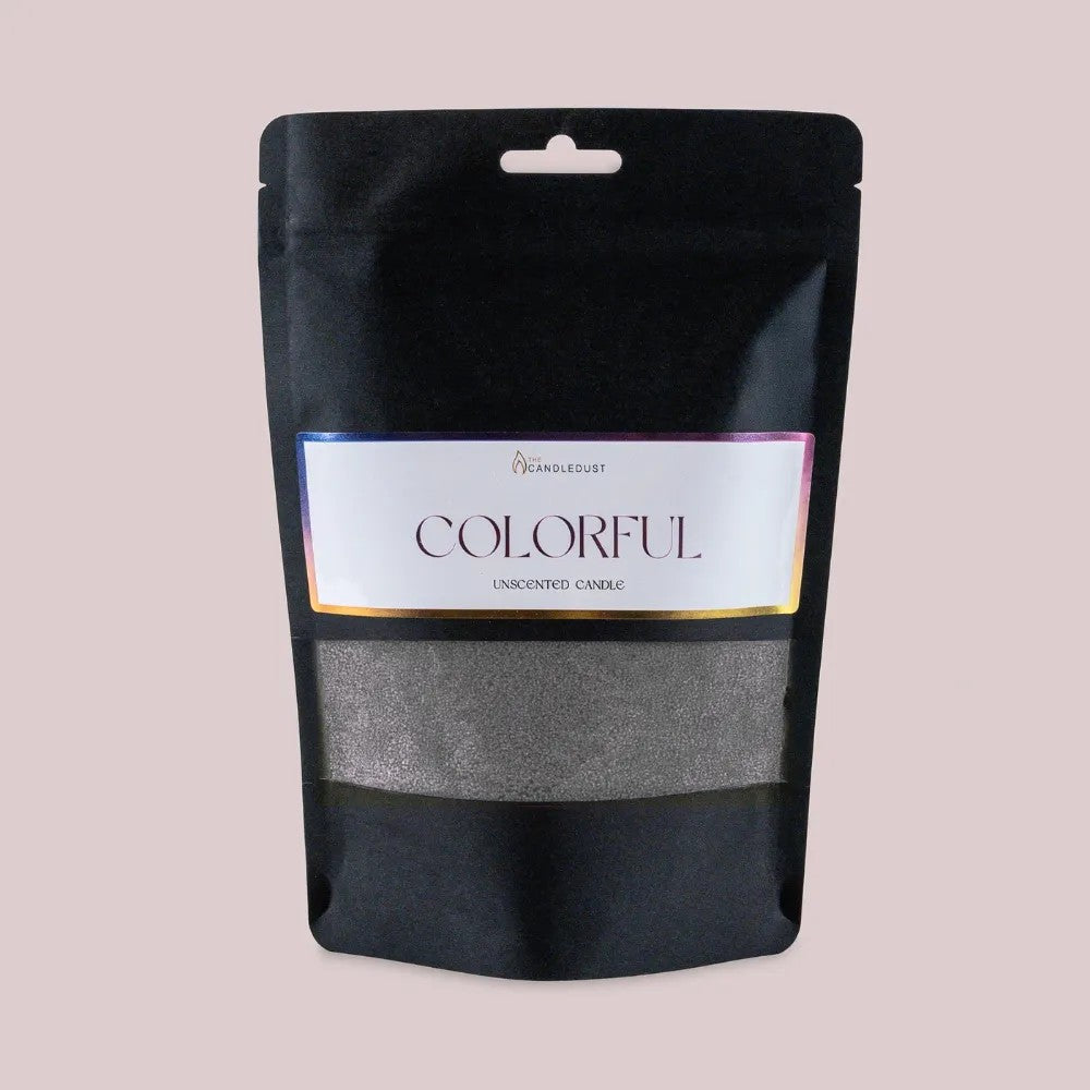 Recharge bougie en poudre Candledust sans parfum gris 330 grammes, vue finale