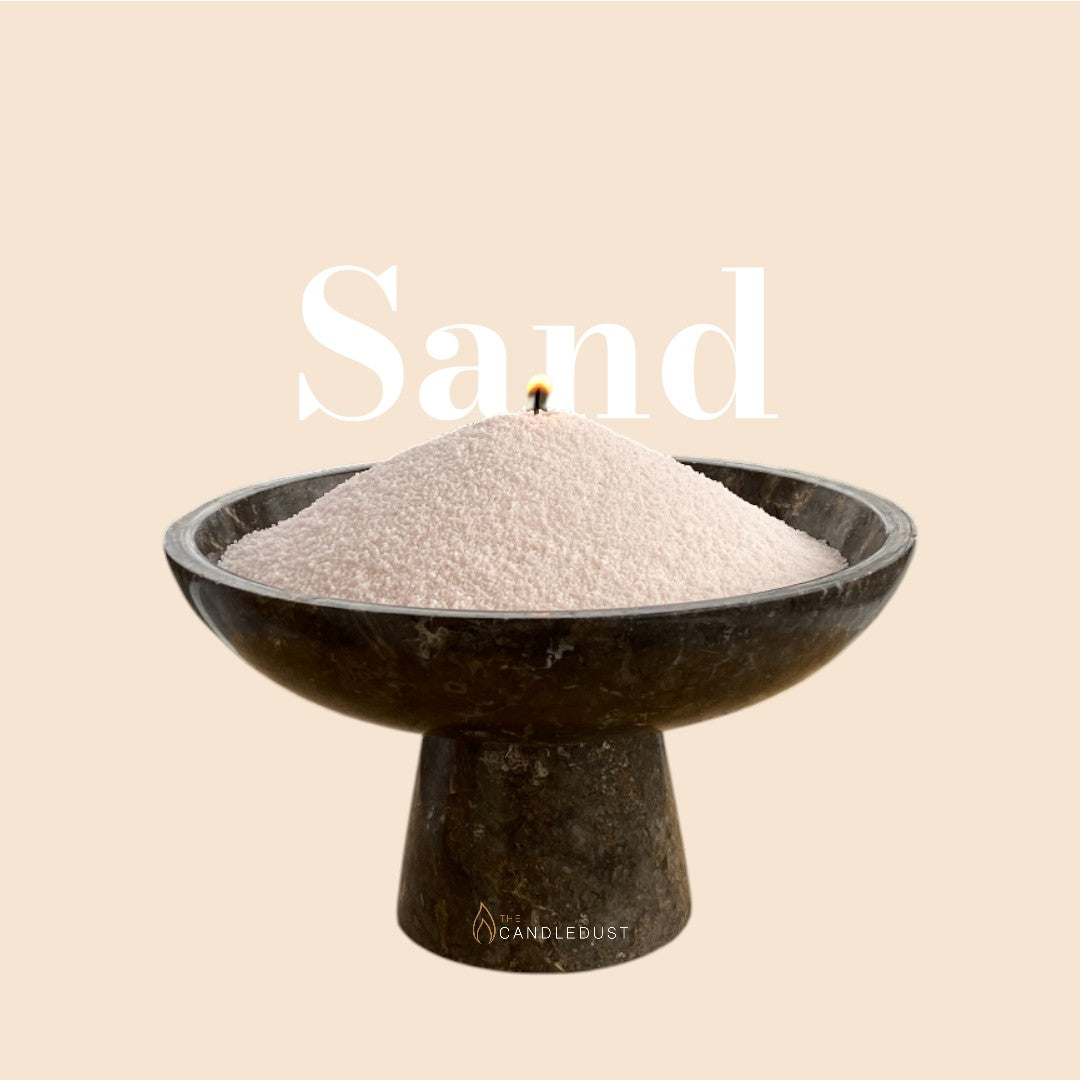 Recharge bougie en poudre Candledust sans parfum sable 330 grammes, vue détaillée