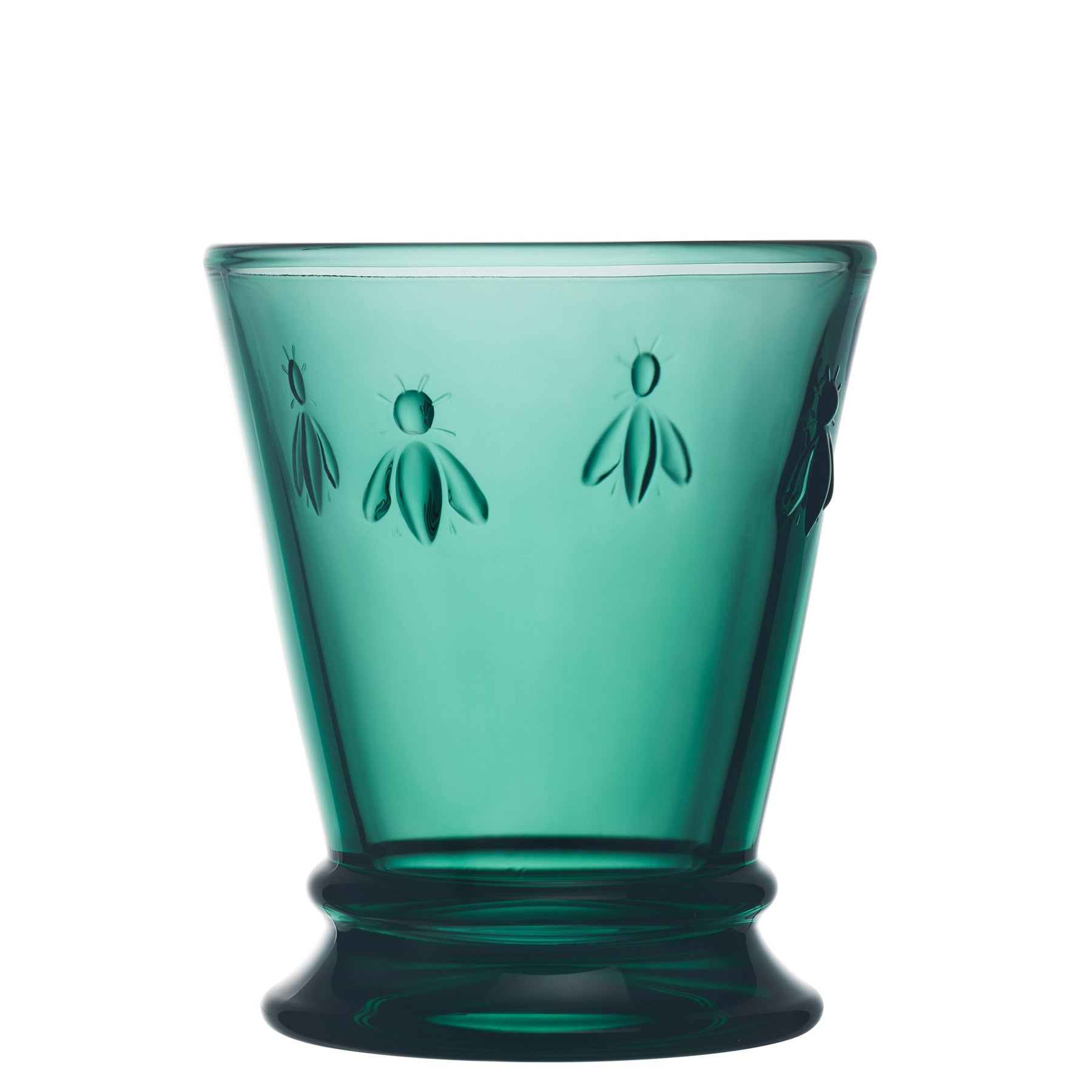 Coffret 4 verres à eau abeille ABEILLE 250 ml, couleurs assorties