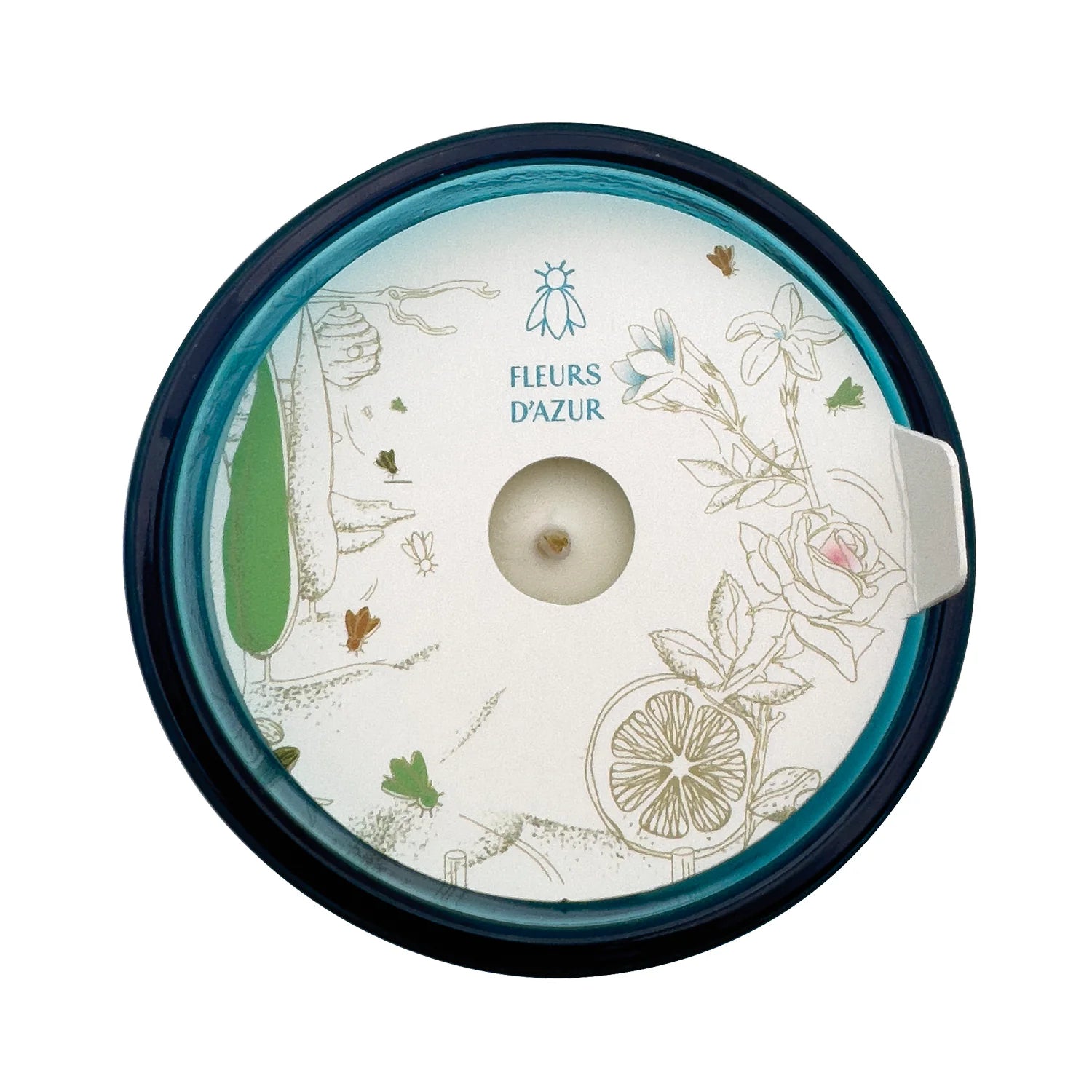 Bougie parfumée au jasmin Fleur d'Azur ABEILLE 55 heures, deuxième vue produit