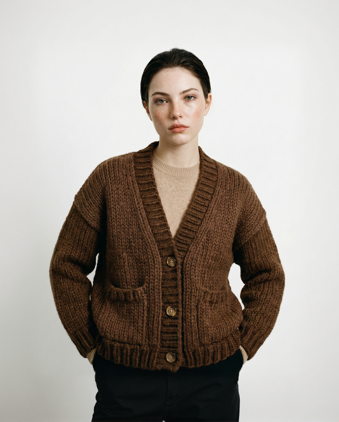 Le Cardigan N°15 chocolat