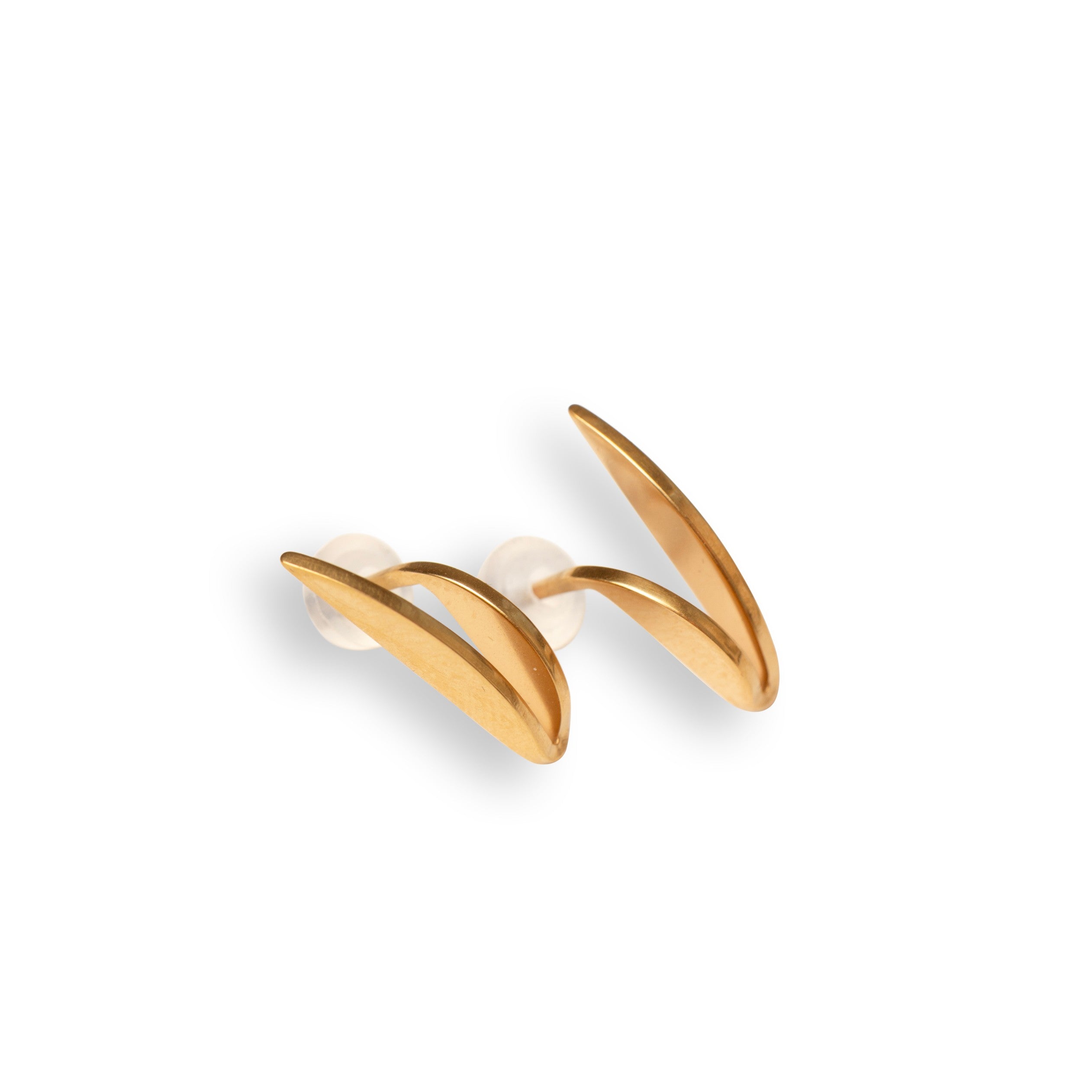 Boucles d'oreilles modèle Alas finition Sunlit, vue finale