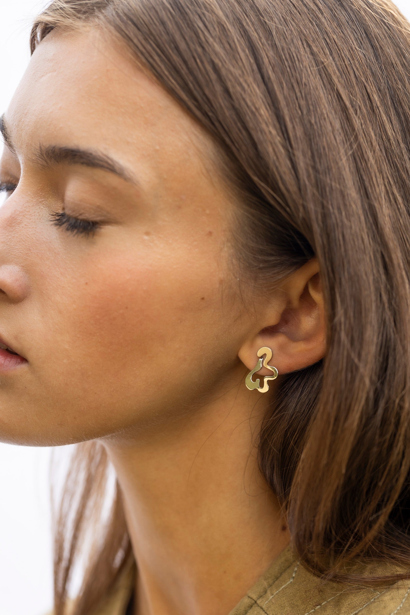 Boucles d'oreilles modèle Folia Mini, vue détaillée