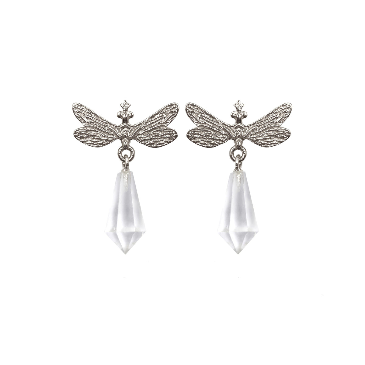 Libellula Transparent Earrings