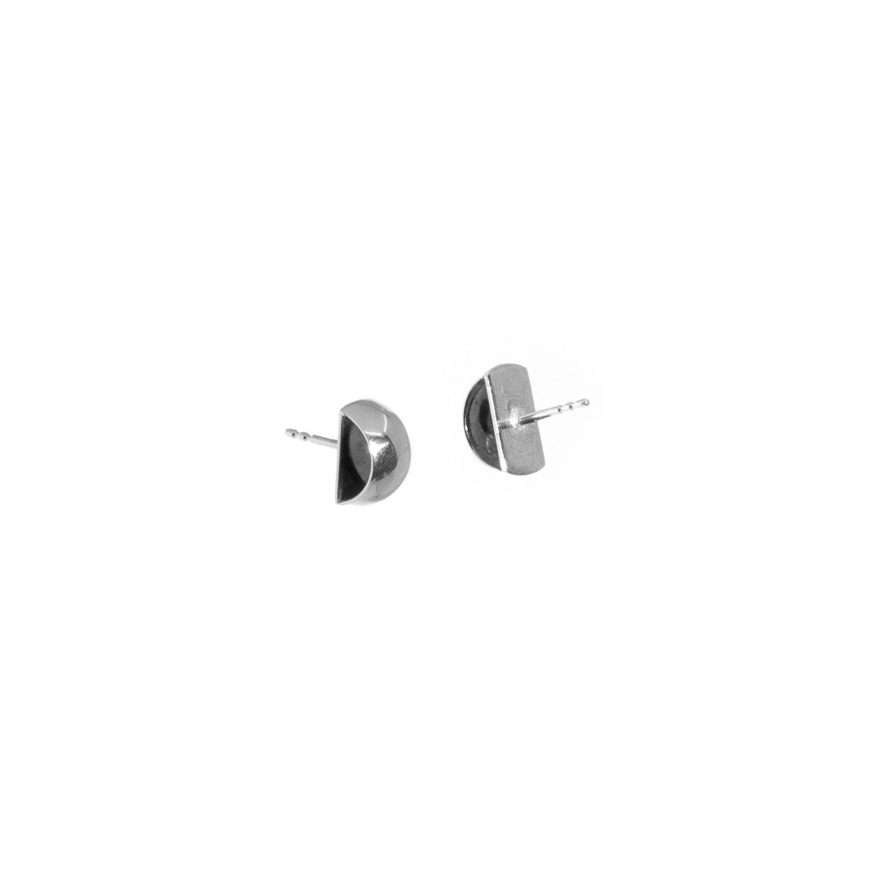 Boucles d'oreilles modèle HOLLOW grande taille en métal, vue alternative