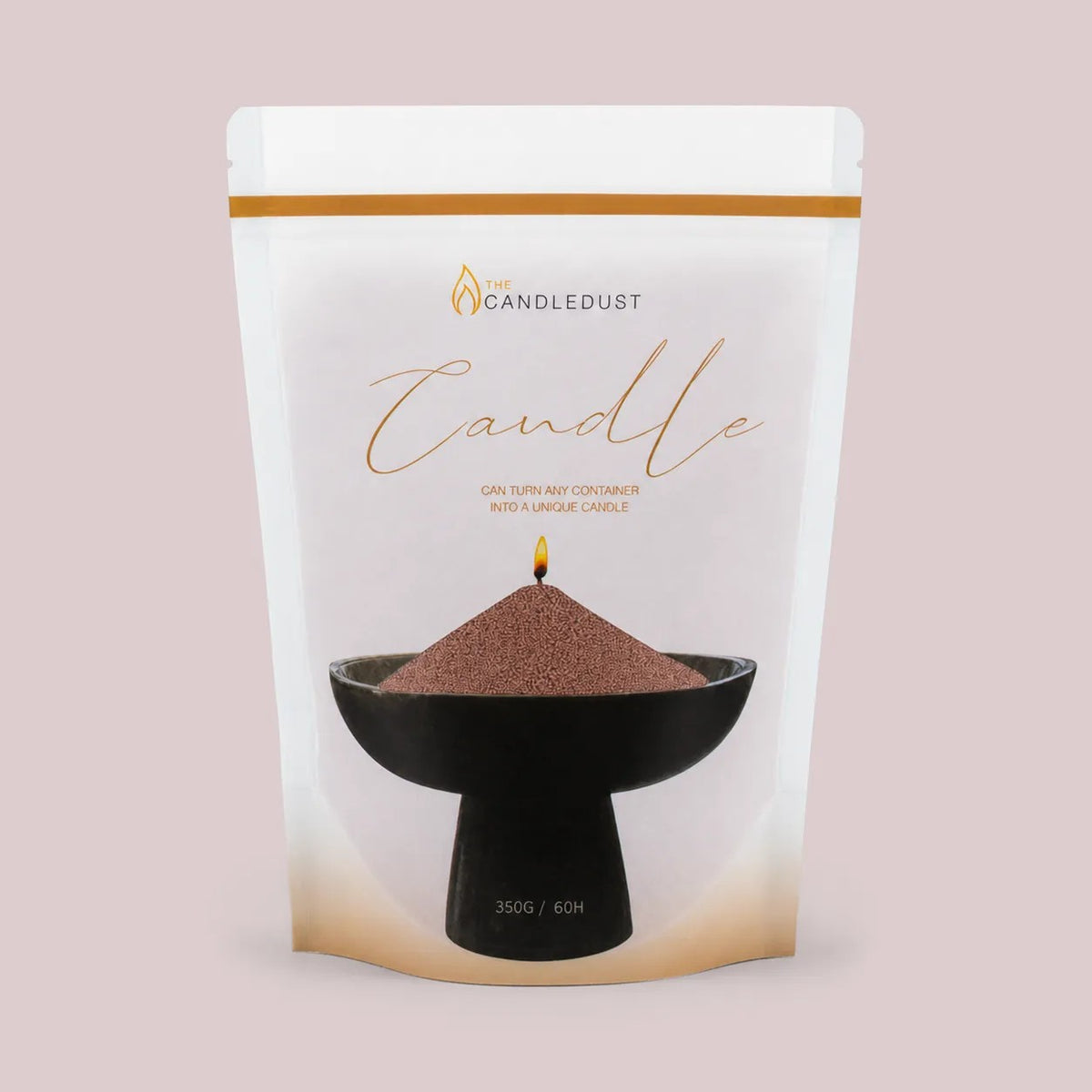 Mocha Mousse Unscented Candle Sand Refill, 350g