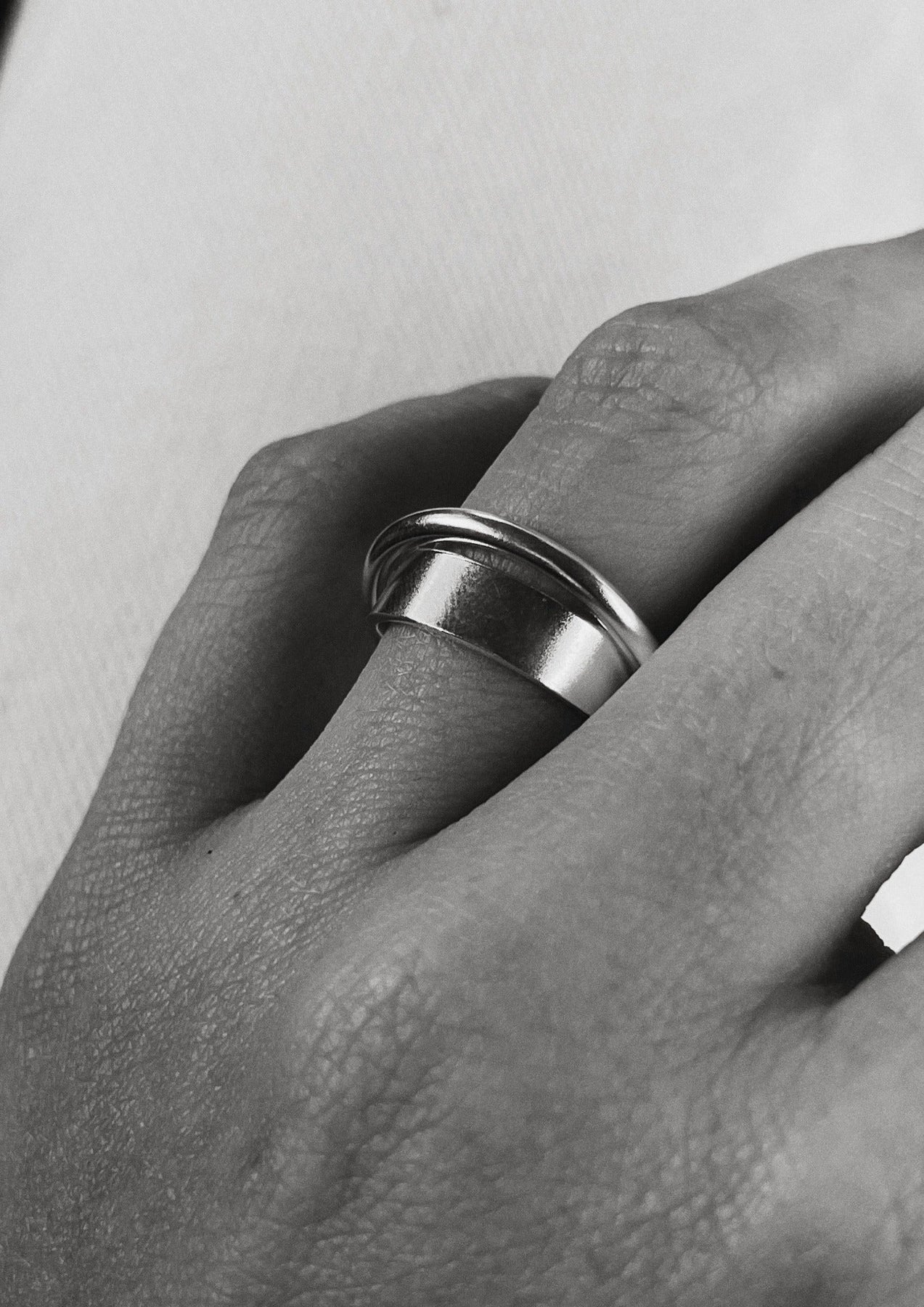 Bague Andromeda NO MORE en argent sterling, vue détaillée