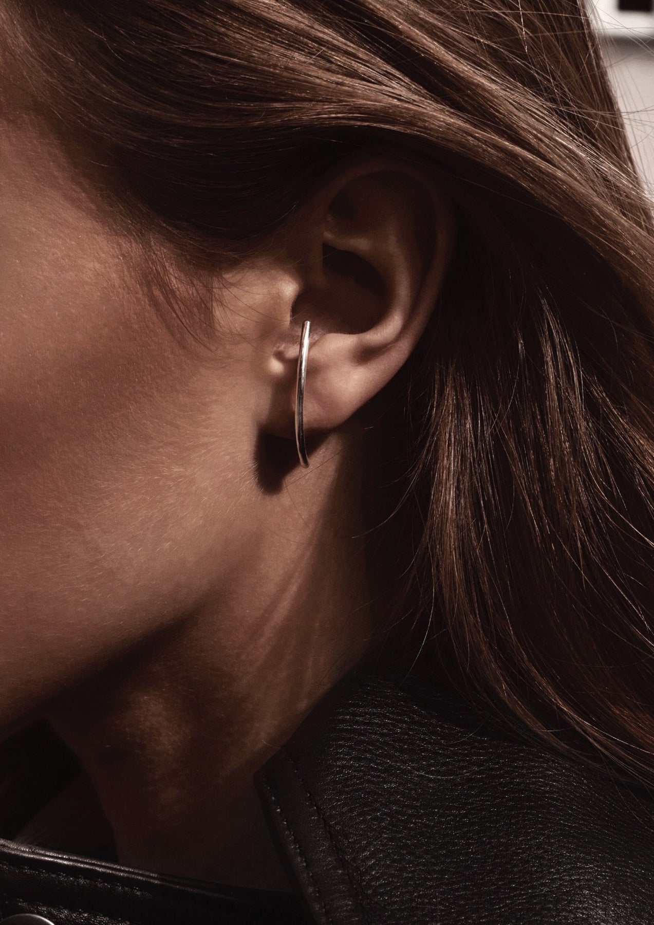 Boucles d'oreilles Radius NO MORE en argent sterling, vue détaillée