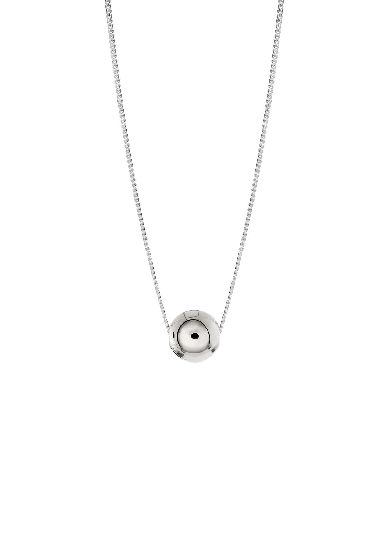 Collier Bubble NO MORE en argent sterling, vue détaillée