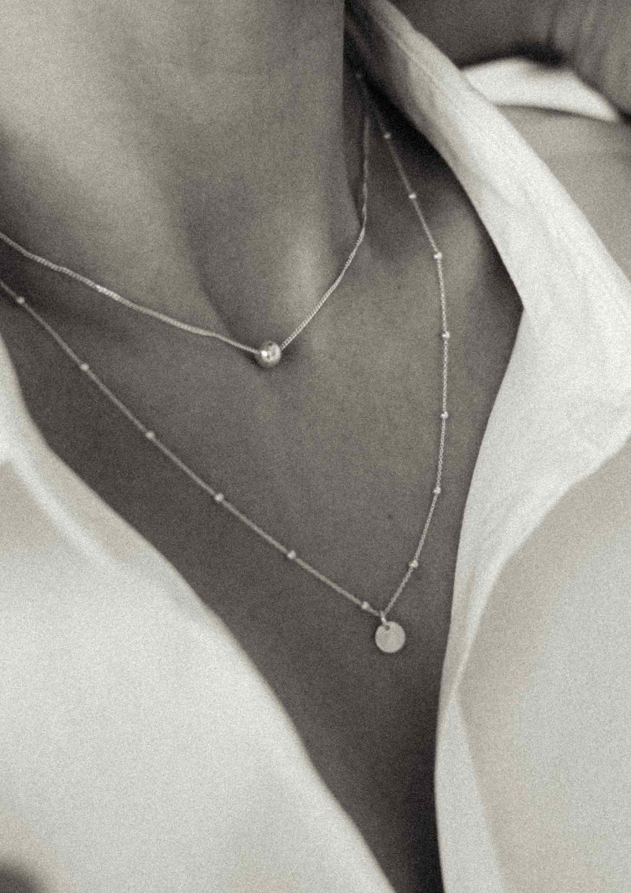 Collier Bubble NO MORE en plaqué or, vue alternative