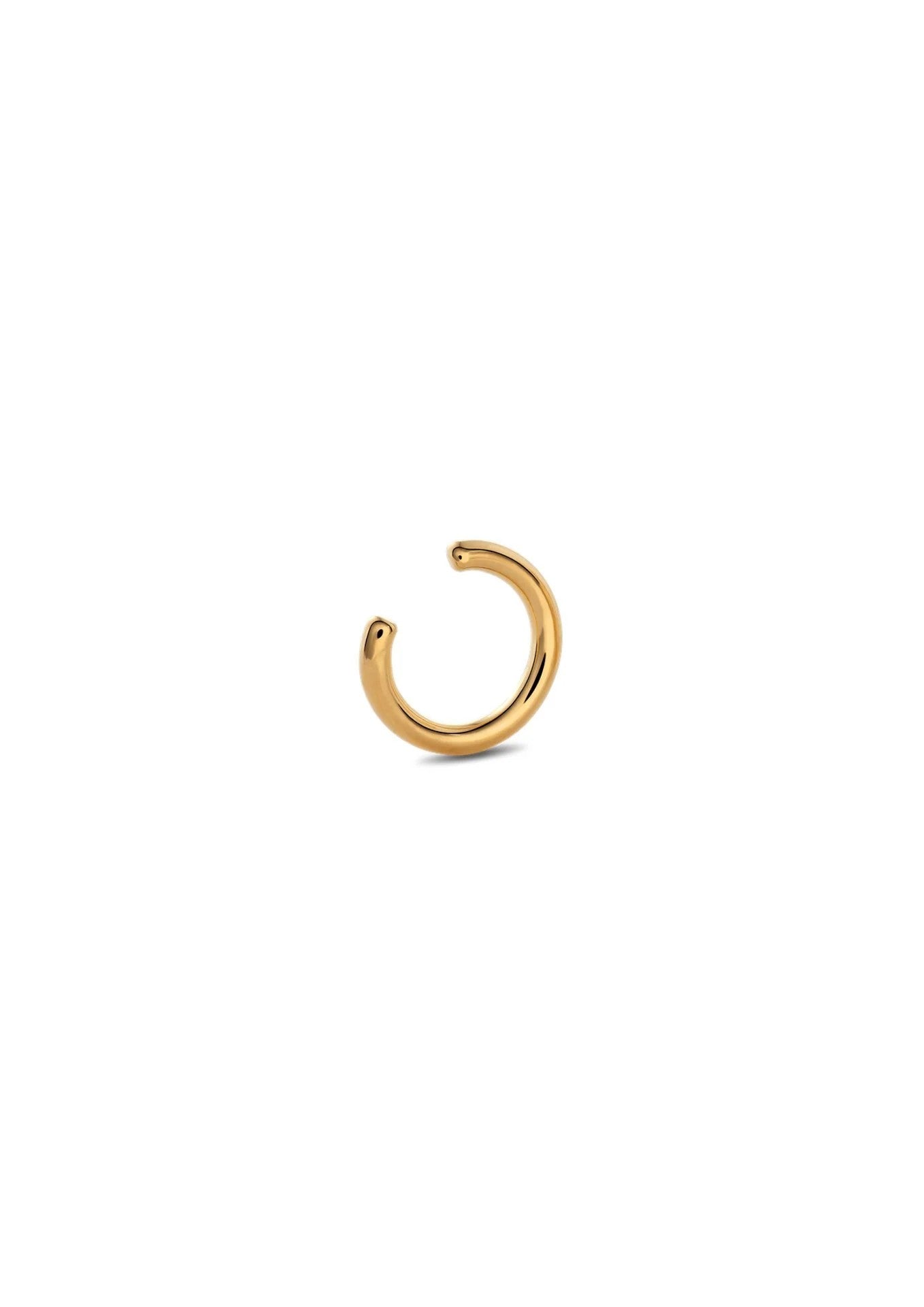 Ear cuff Line NO MORE en plaqué or, vue alternative finale