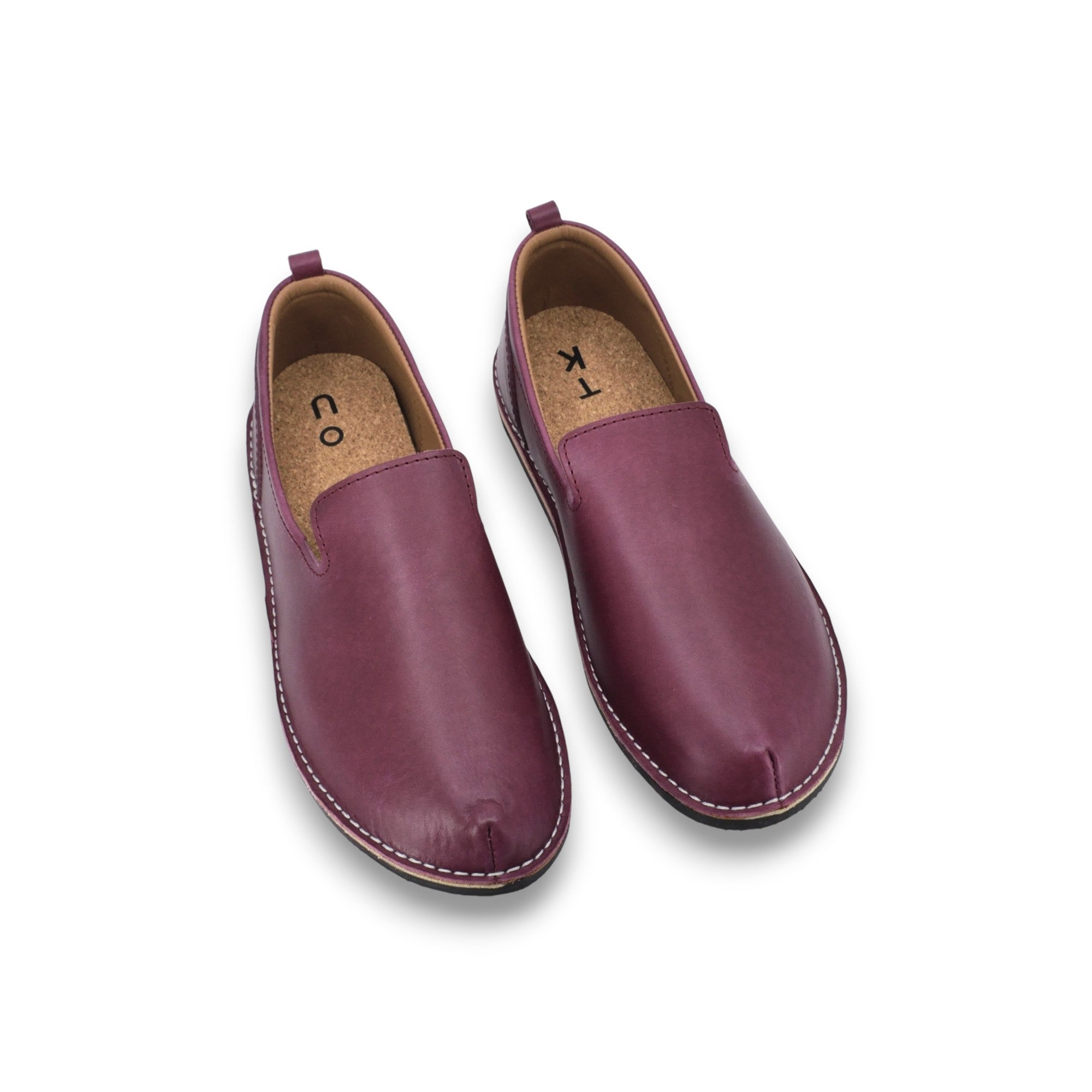 Chaussures TOKU London en cuir fuchsia classique, vue alternative