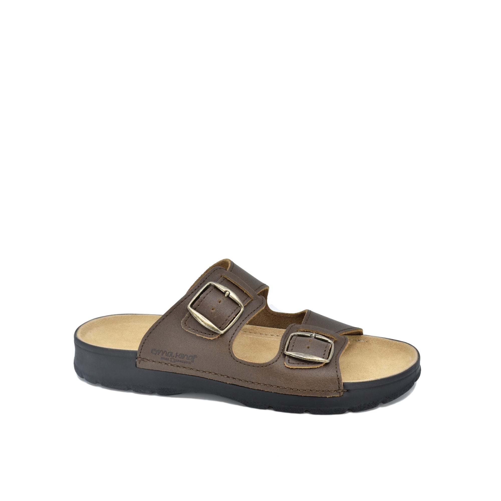 Sandales Märt en cuir marron, vue produit