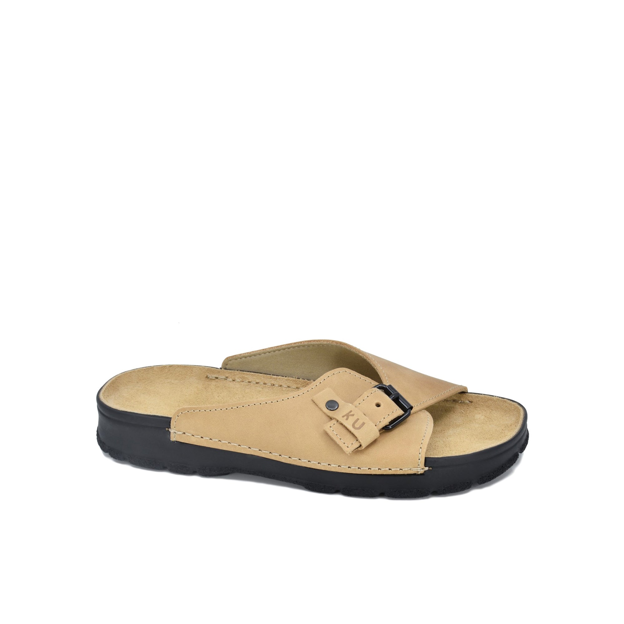 Sandales TOKU Rome en cuir beige, vue alternative