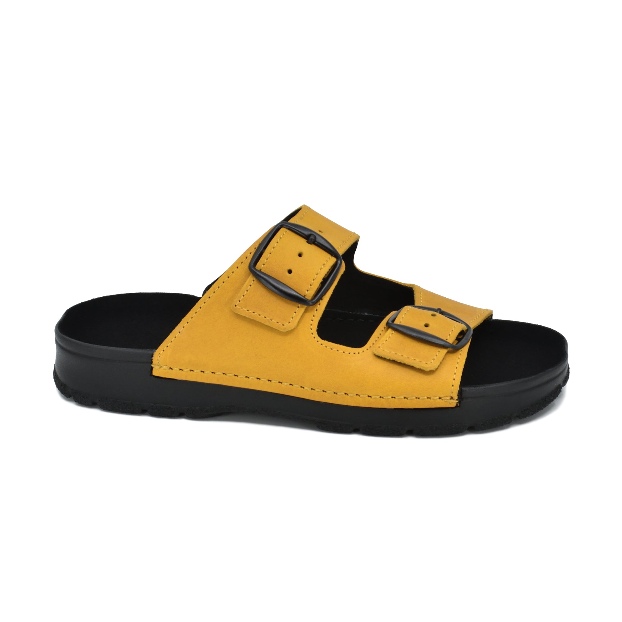 Sandales Meeliku en cuir ocre, vue alternative finale