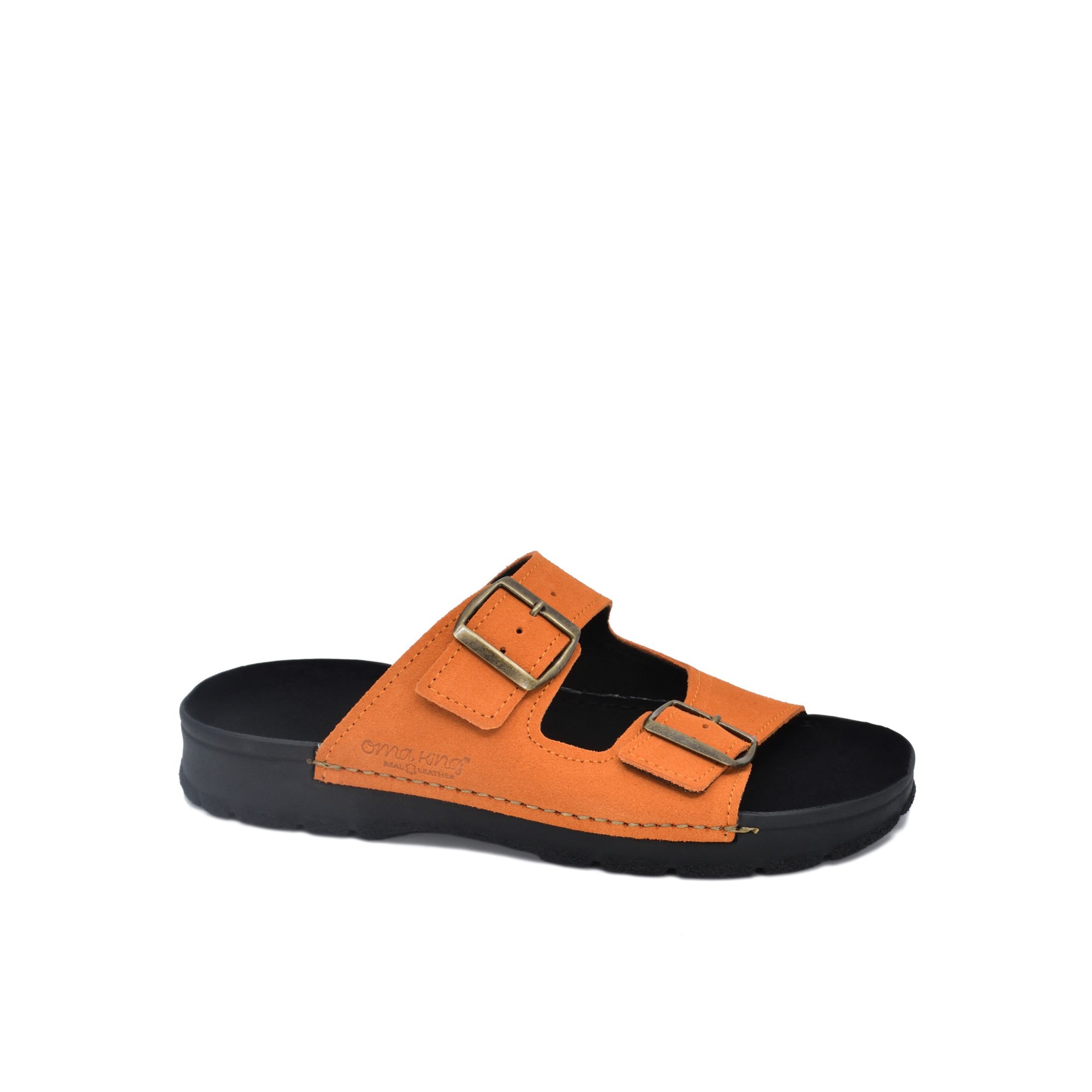 Sandales Meeliku en cuir orange, vue alternative