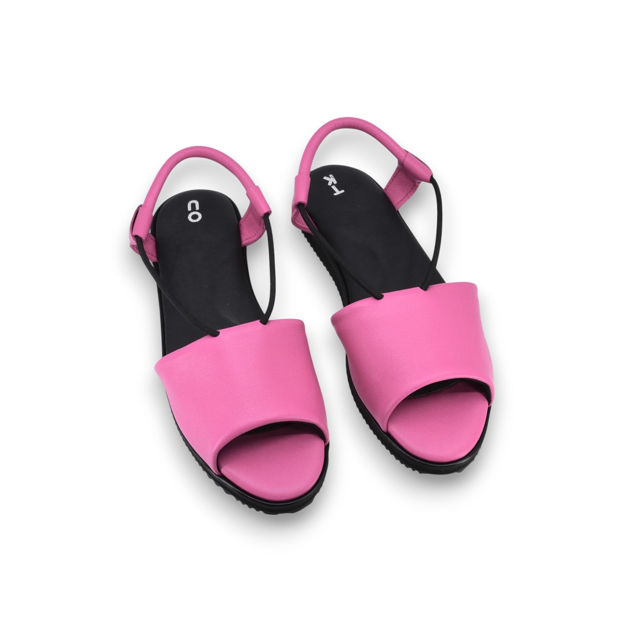 Sandales TOKU Berlin en cuir fuchsia, vue alternative
