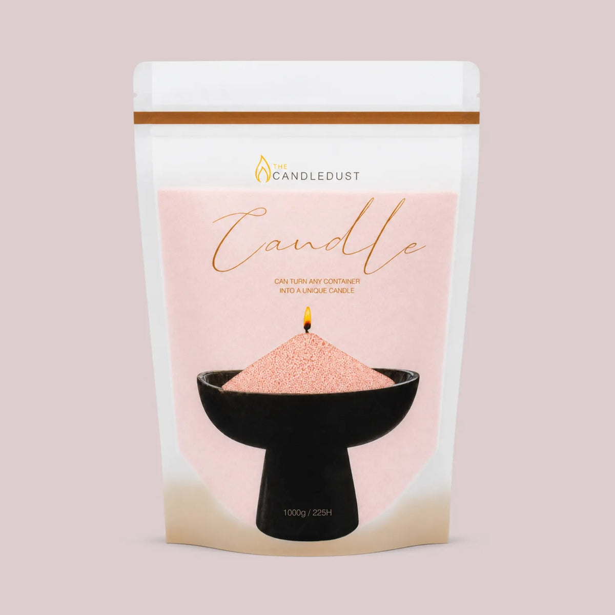 Peach Unscented Candle Sand Refill, 1kg