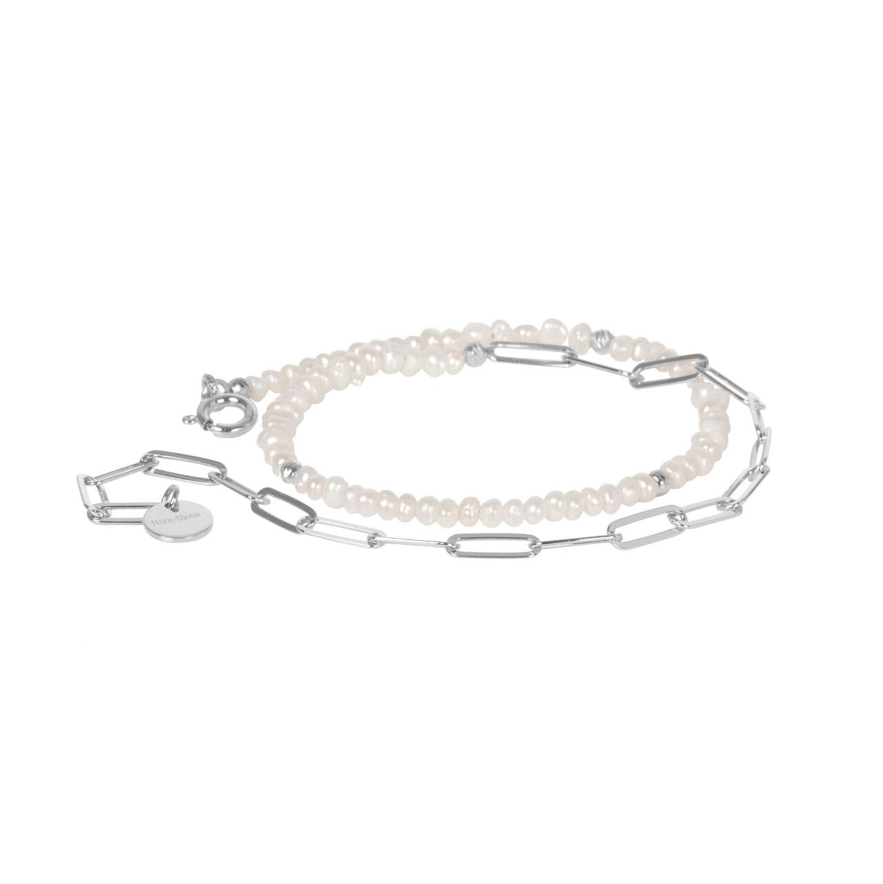 Bracelet myamoon ras-de-cou modèle Pearlstring, vue alternative