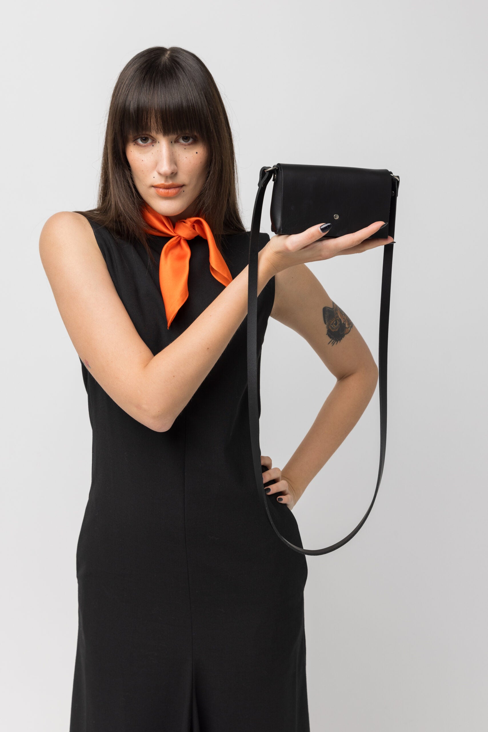 Mini sac Kora en cuir, vue alternative