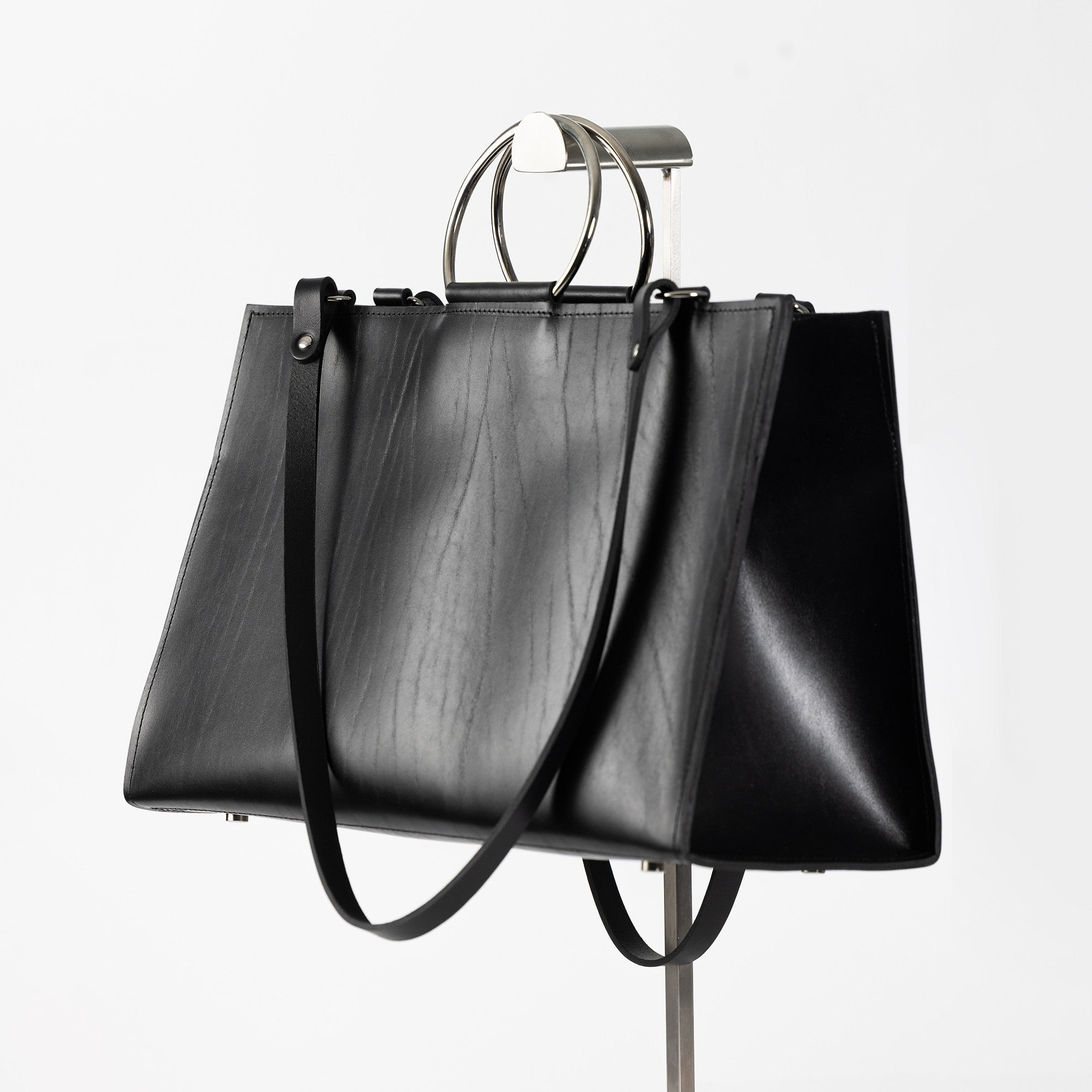 Sac à main Petra en cuir, vue détaillée