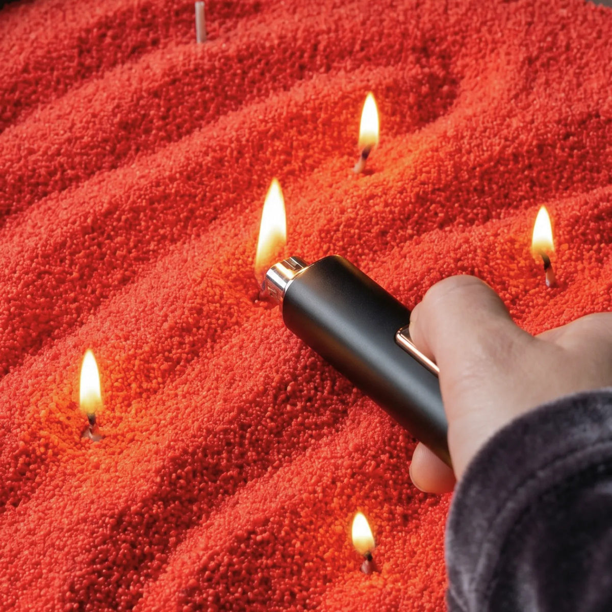 Red Unscented Candle Sand Refill, 1kg