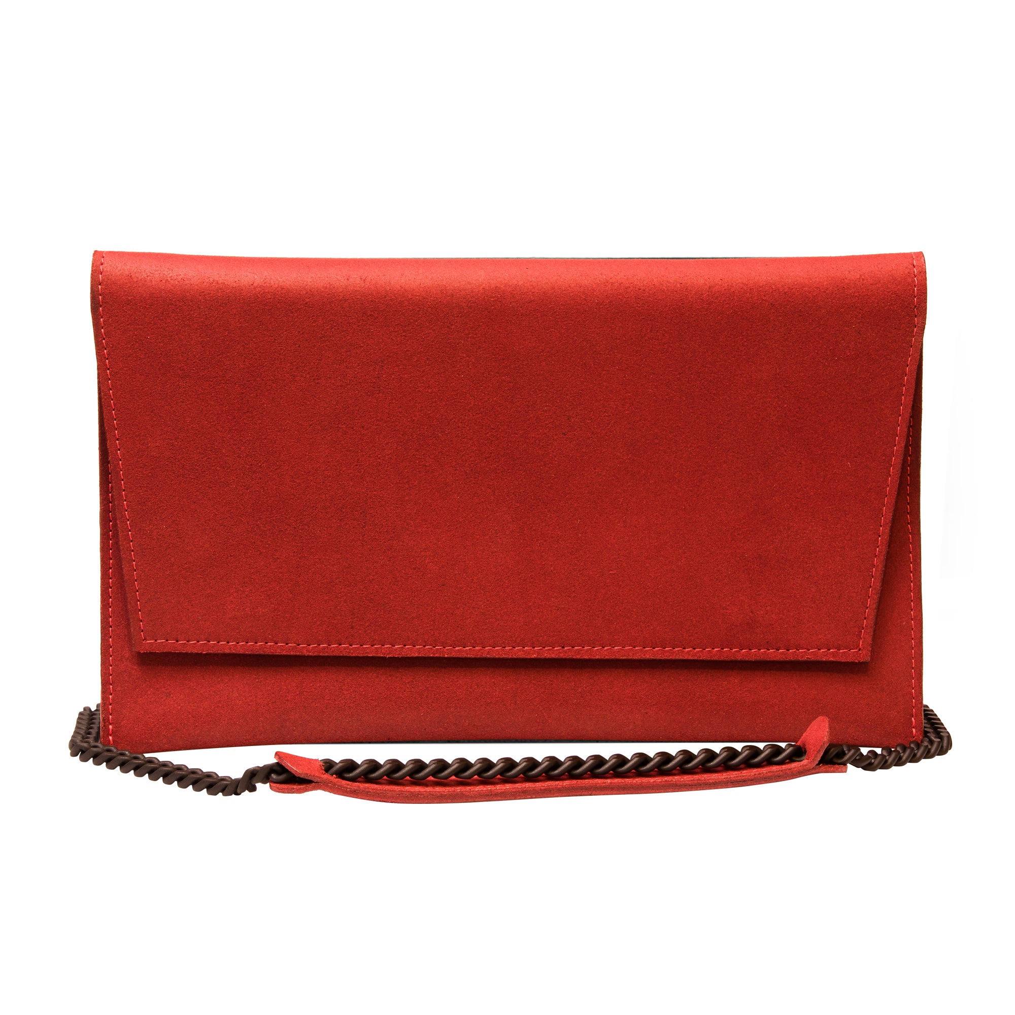 Sac à bandoulière à chaîne rouge, vue détaillée alternative