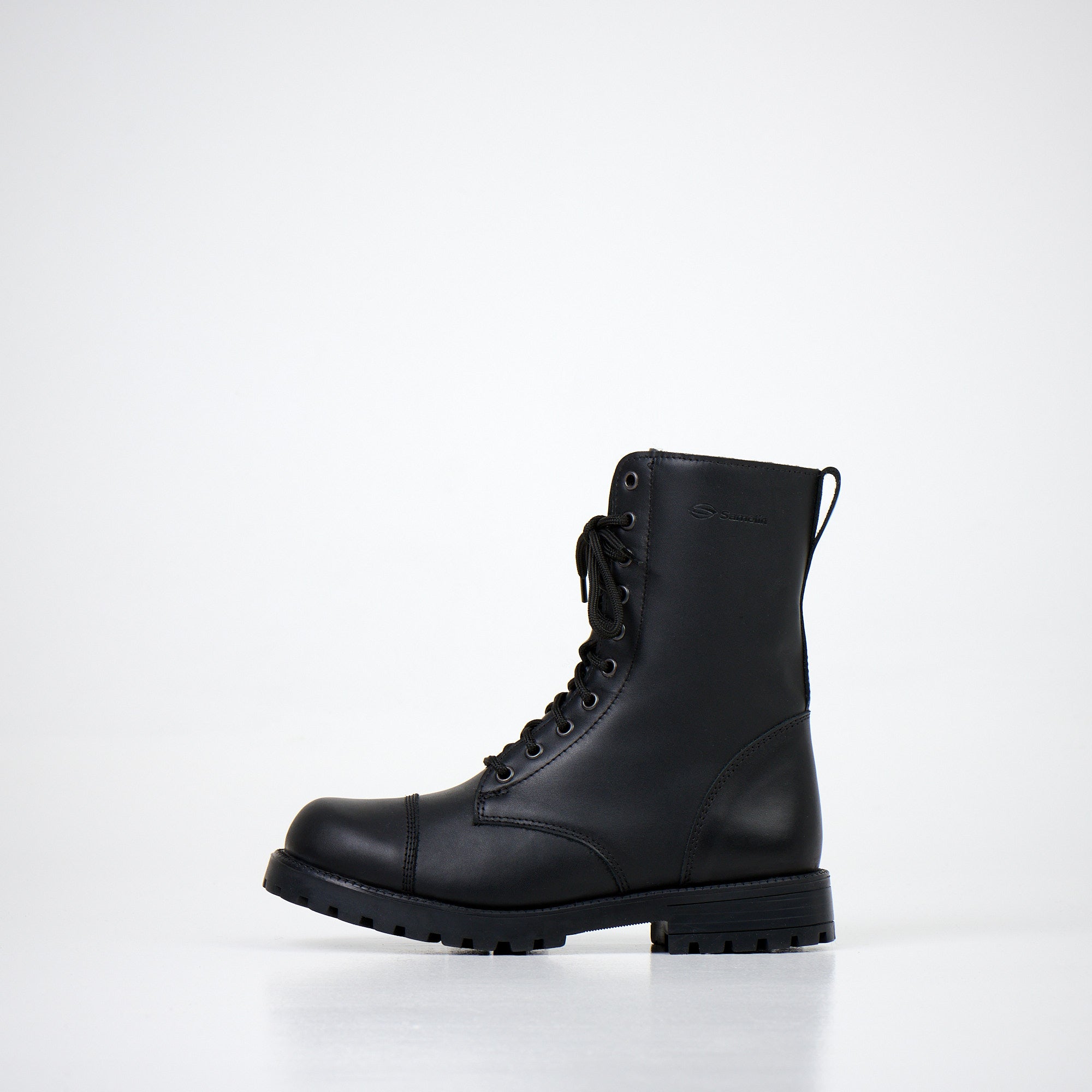 Bottines OmaKing 511 Winter Zipper 2.0 en cuir noir, vue latérale