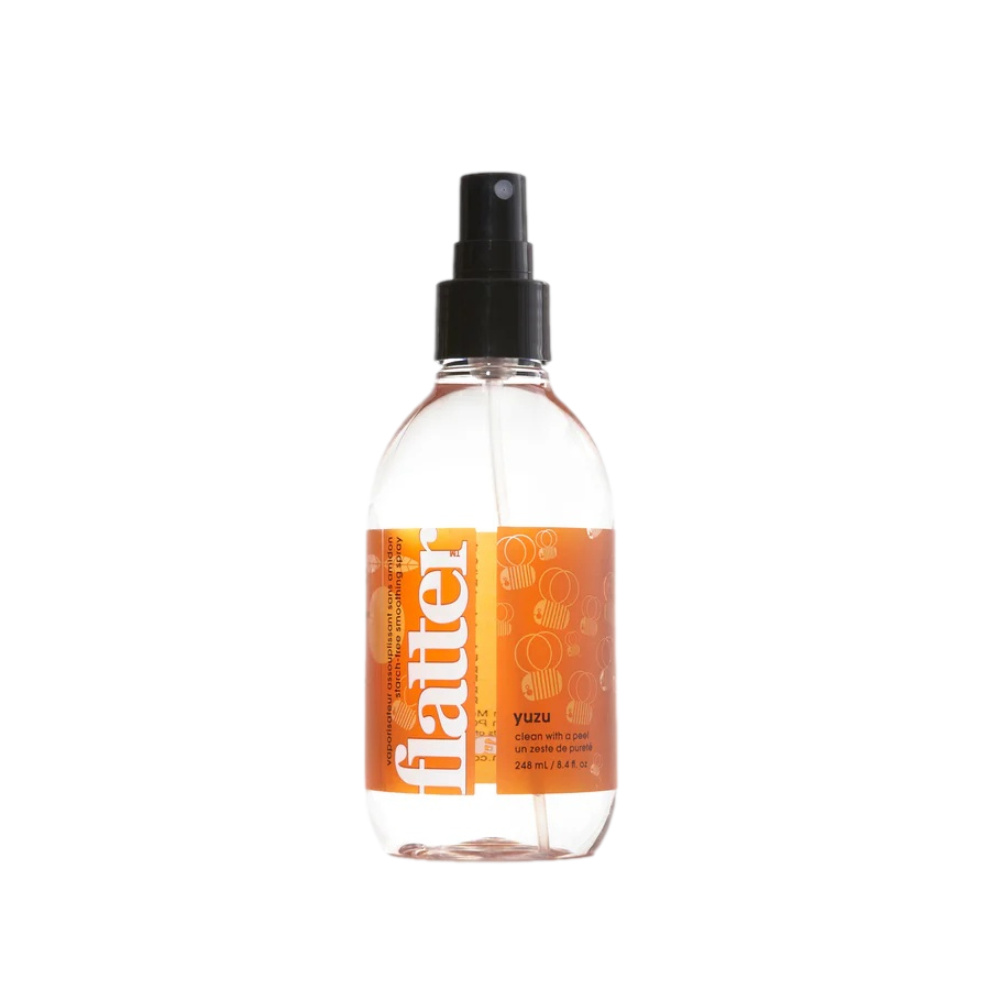Spray lissant Soak Flatter Yuzu 248 ml sans amidon, parfum agrumes
