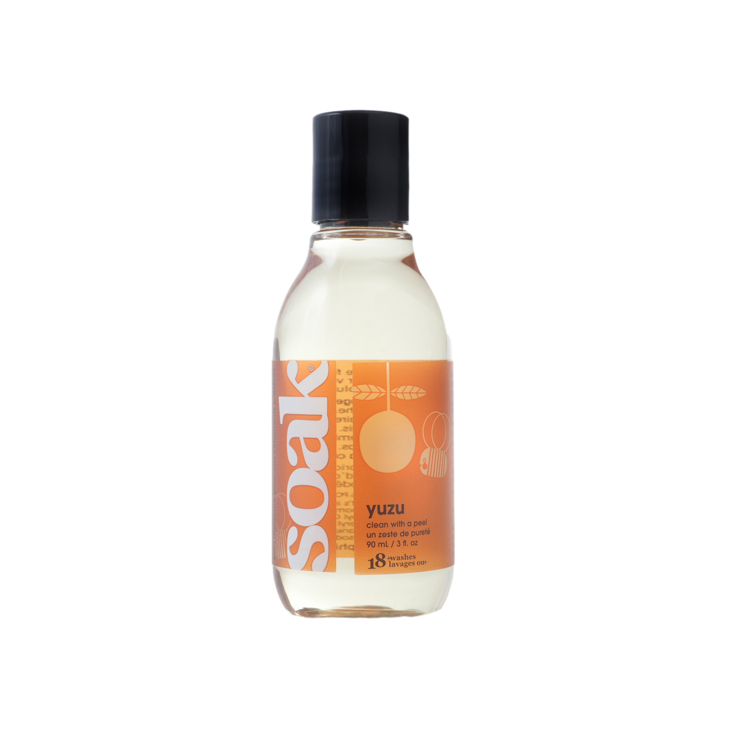 Lessive Soak Yuzu 90 ml sans rinçage, format voyage parfum yuzu