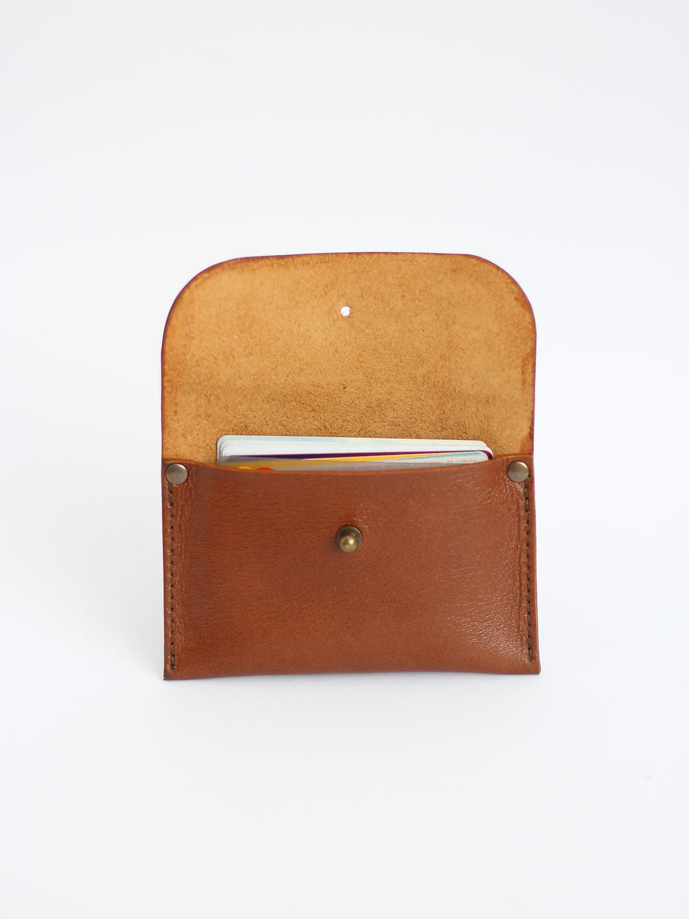 Portefeuille WEEKEND TOKS VISOKS en cuir gingembre orangé, deuxième vue produit