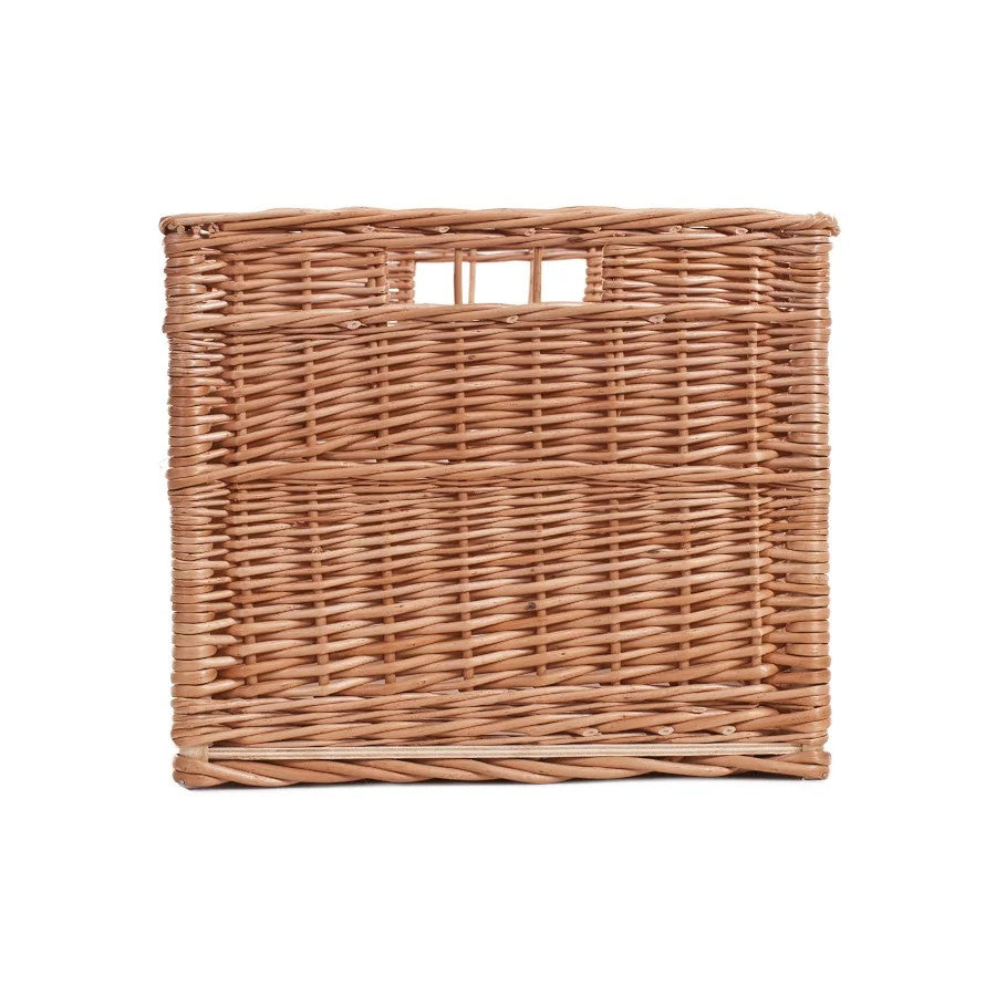 Panier à bois de chauffage en osier modèle Cervus, vue alternative