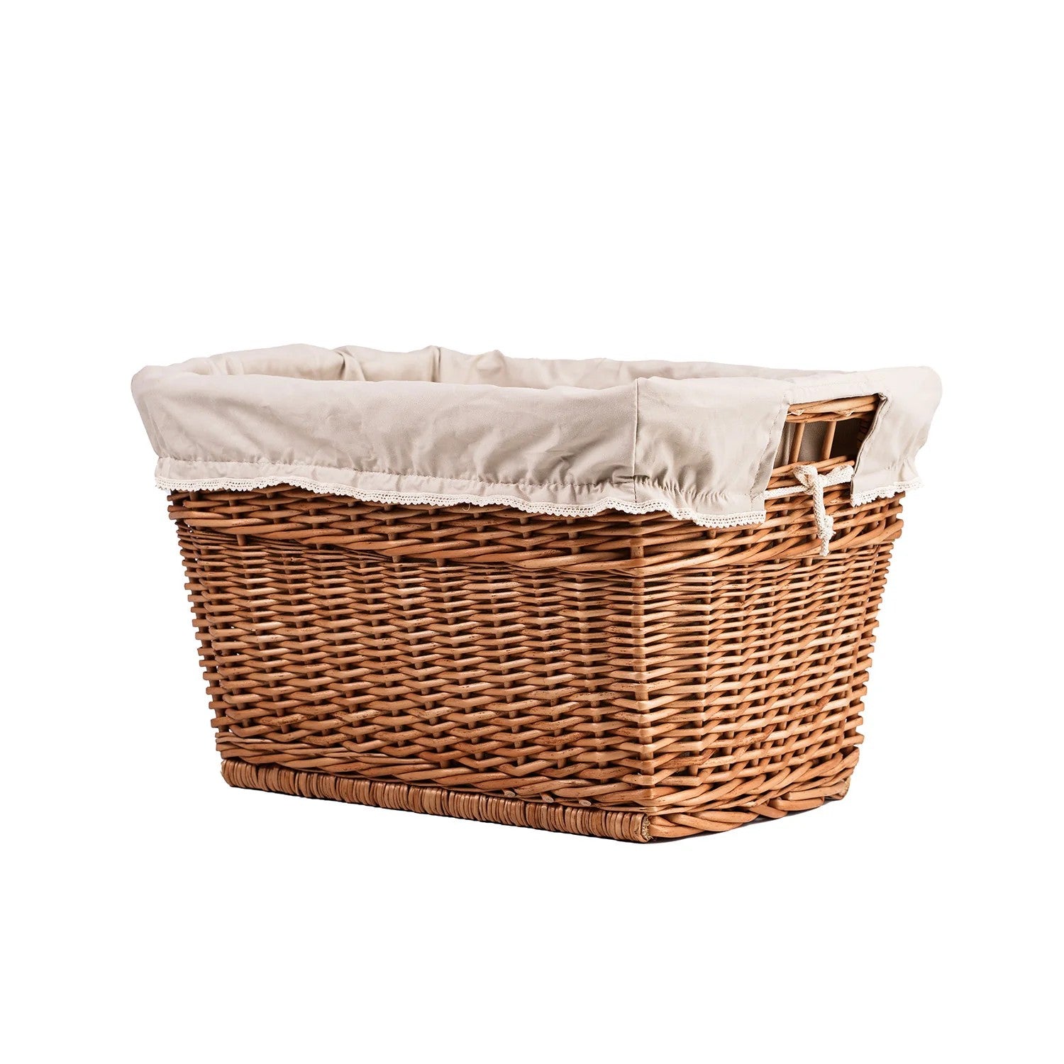 Panier de rangement en osier modèle Mivella, vue finale