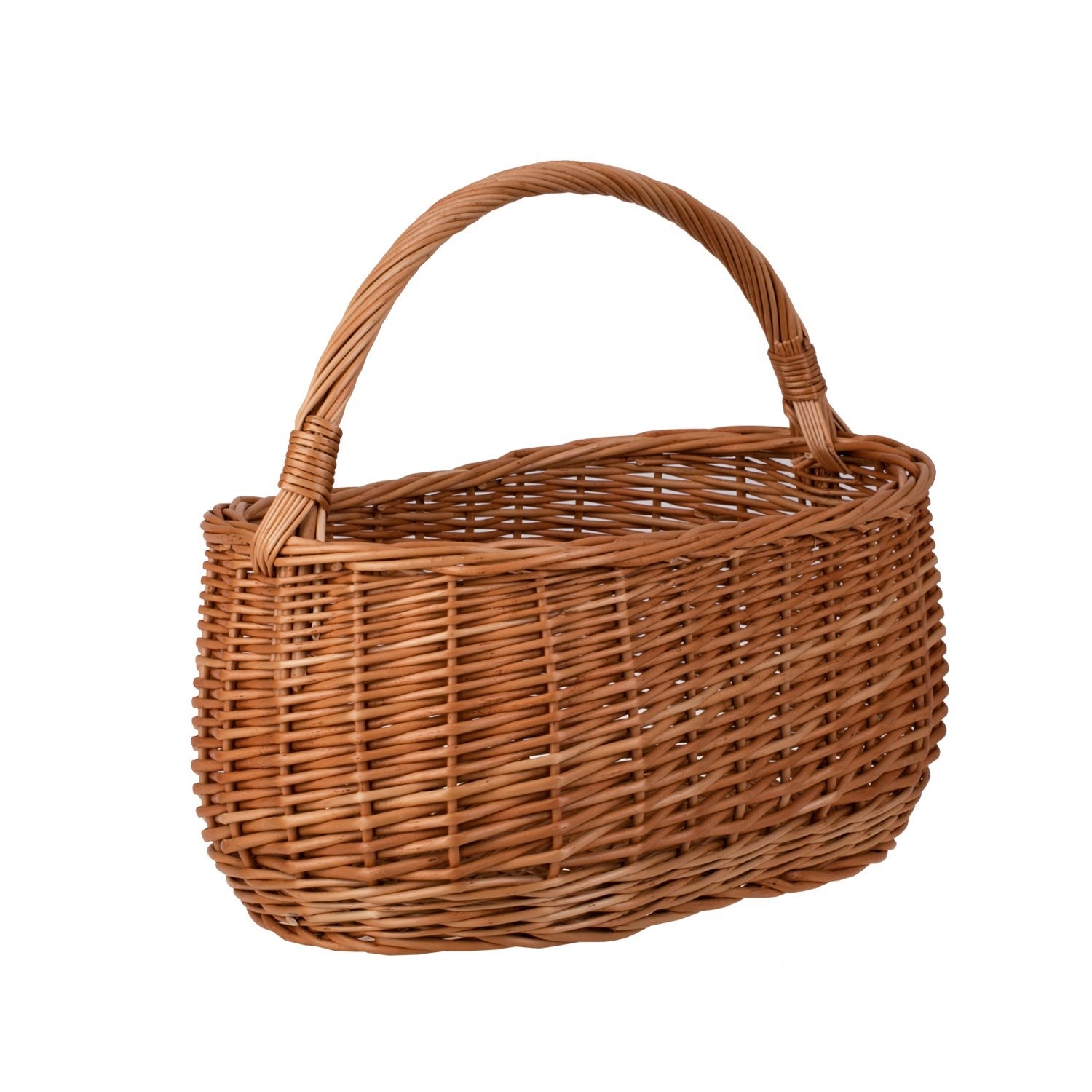 Panier de course en osier à anses modèle Wilerissa, vue produit