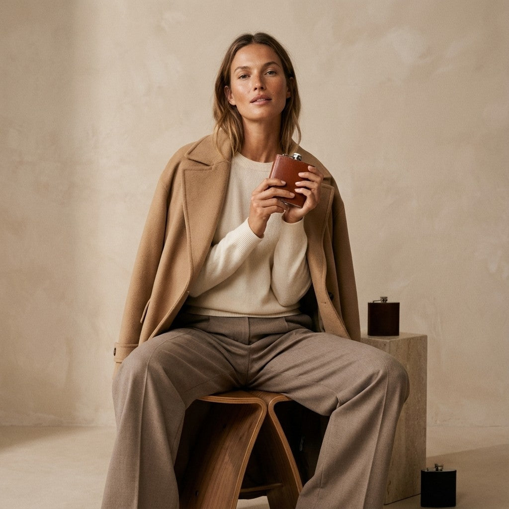 Veste élégante et accessoires raffinés